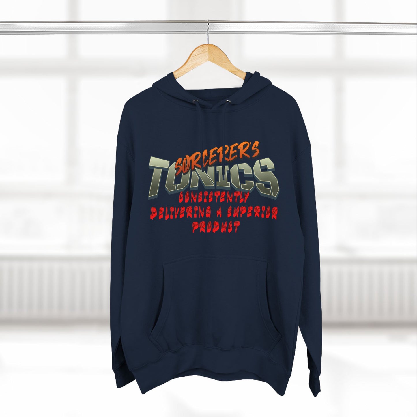 SORCERERS TONIC Three-Panel Fleece Hoodie