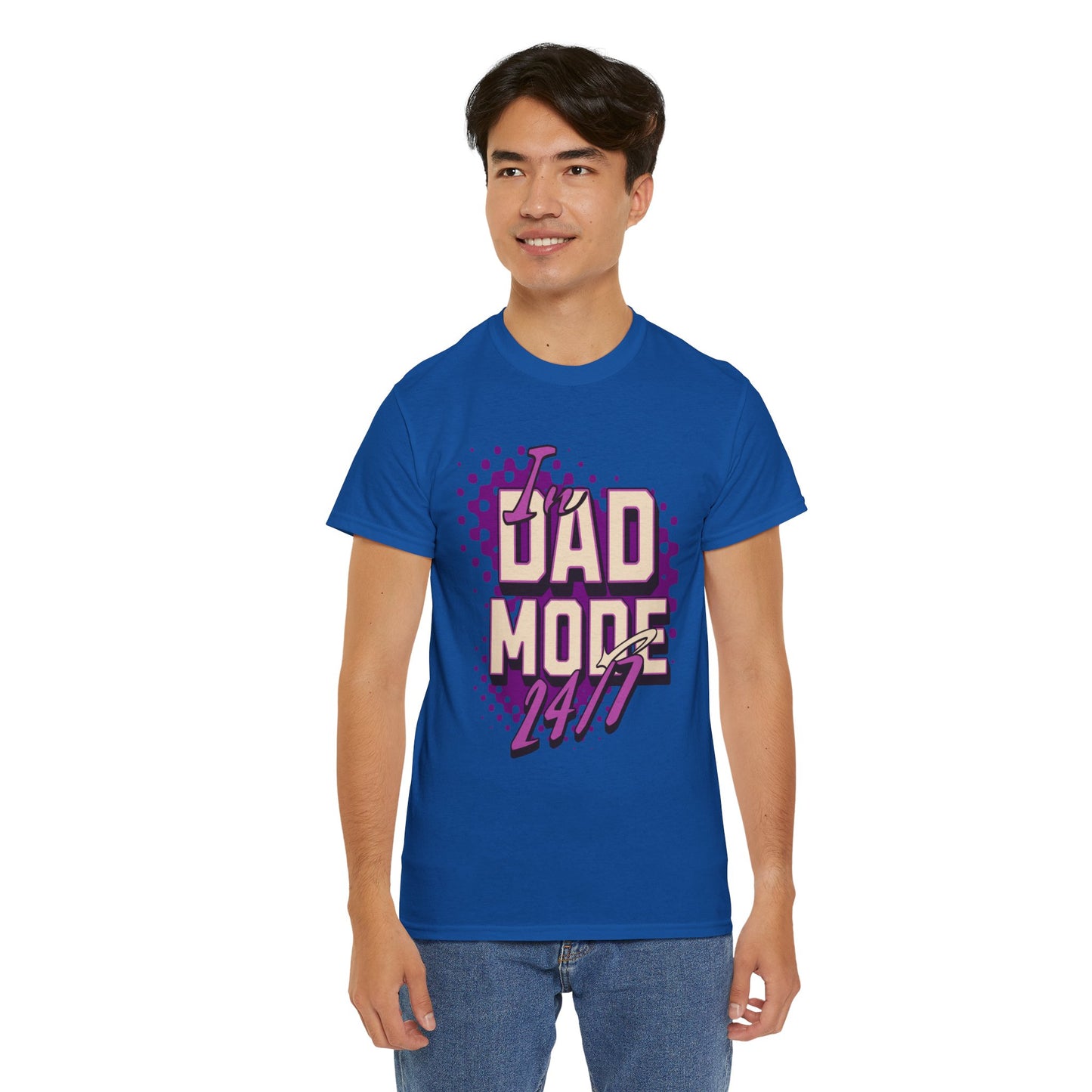 "DAD MODE" Unisex Heavy Cotton Tee