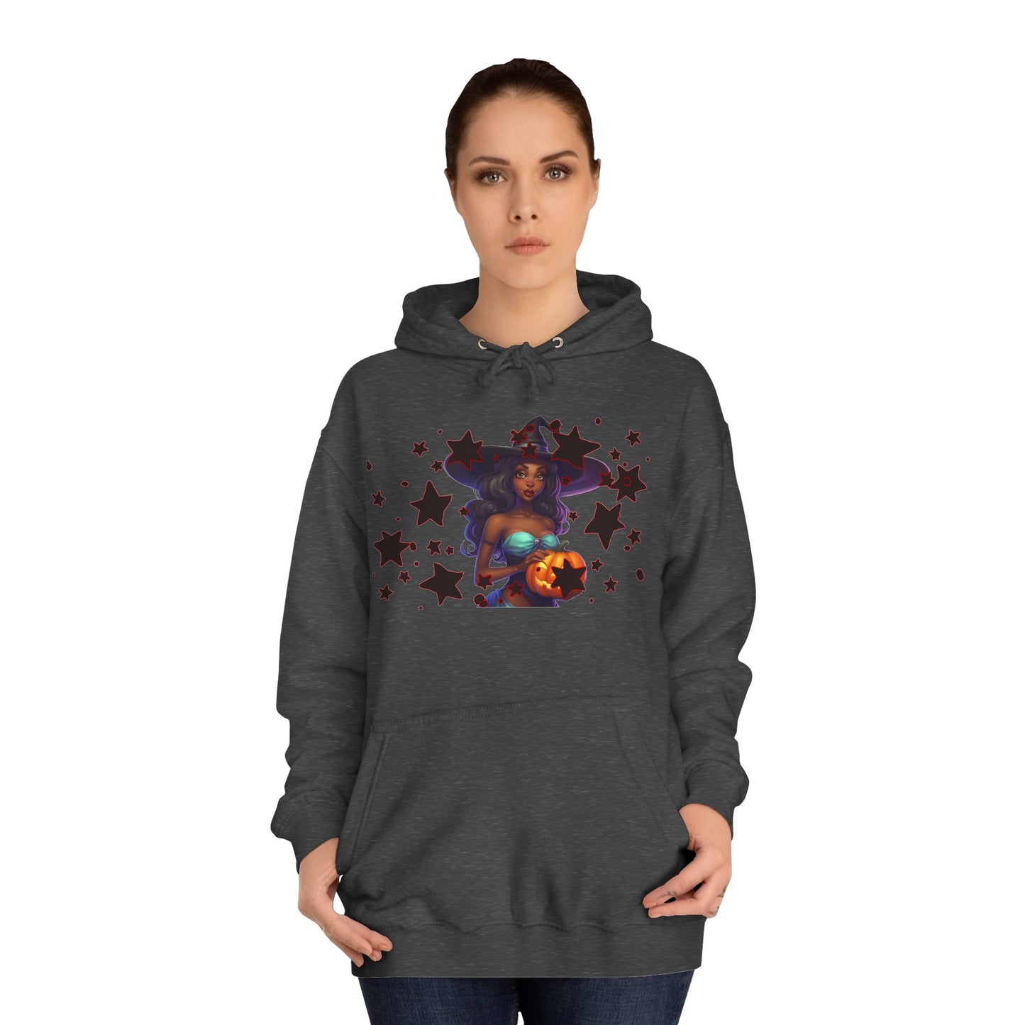 College Hoodie - Lady Witch Design