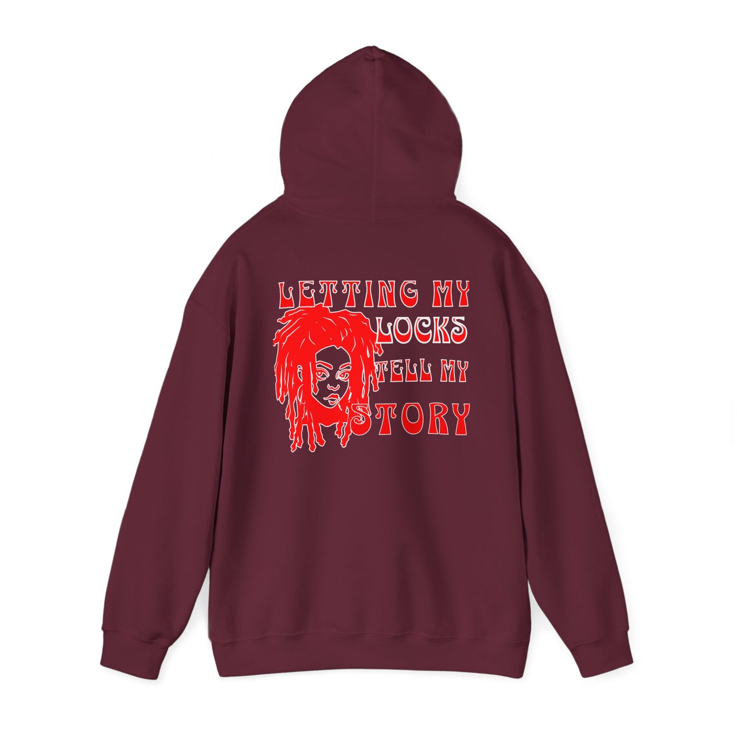 Dreadlock Girl Hoodie - Cute Message