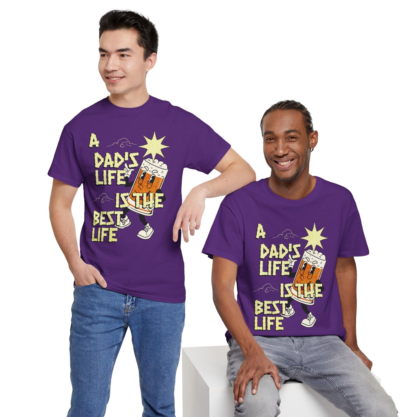 "DADS LIFE" Unisex Heavy Cotton Tee