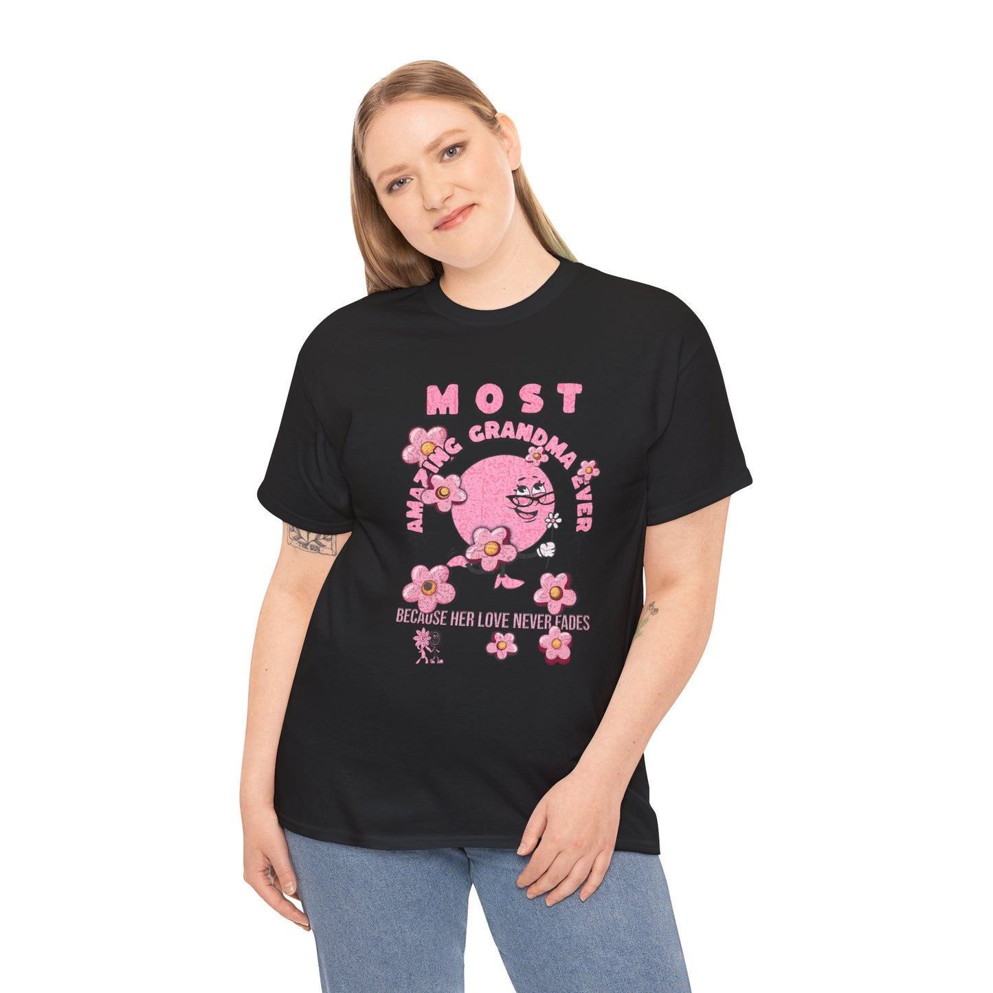 "MOST AMAZING GRANDMA"Unisex Heavy Cotton Tee