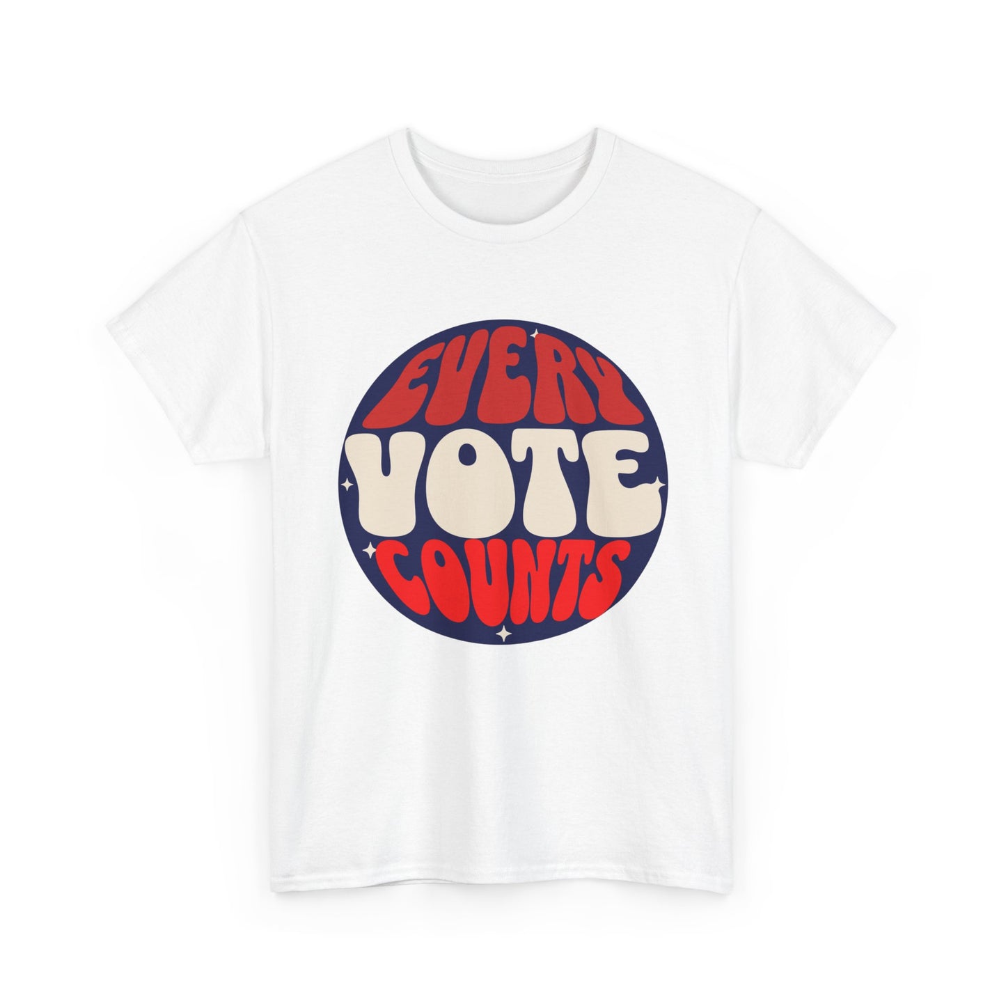 "YOUR VOTE COUNTS"Unisex Heavy Cotton Tee