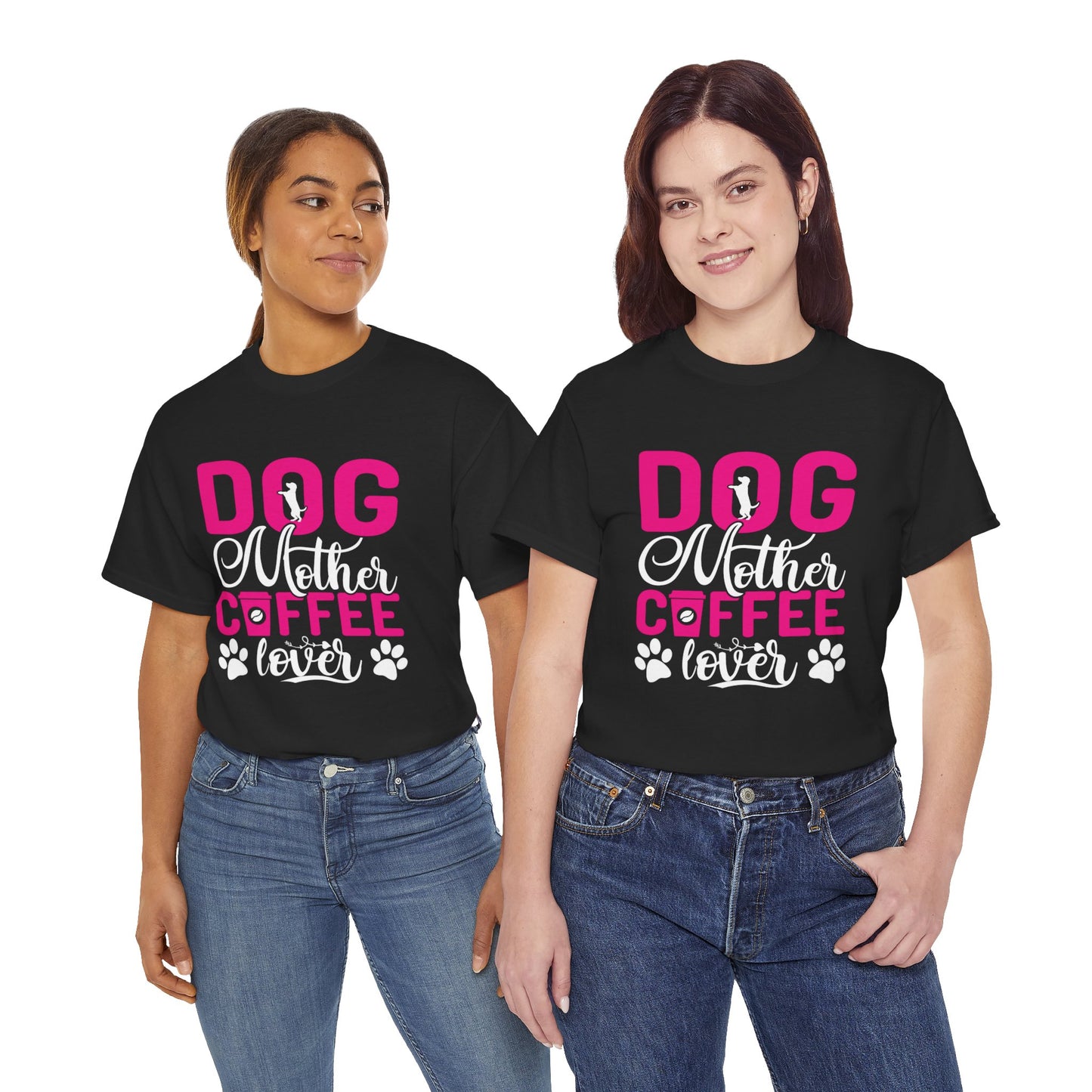 "DOG MOM" Unisex Heavy Cotton Tee