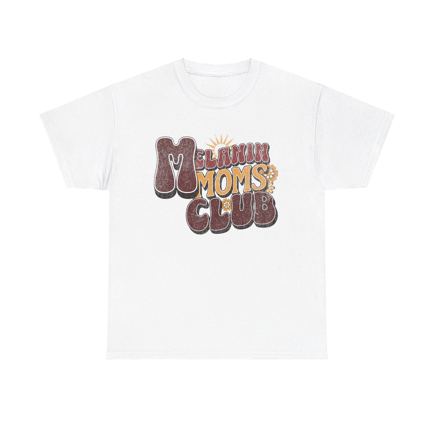 "MELELIN MOMS CLUB"Unisex Heavy Cotton Tee