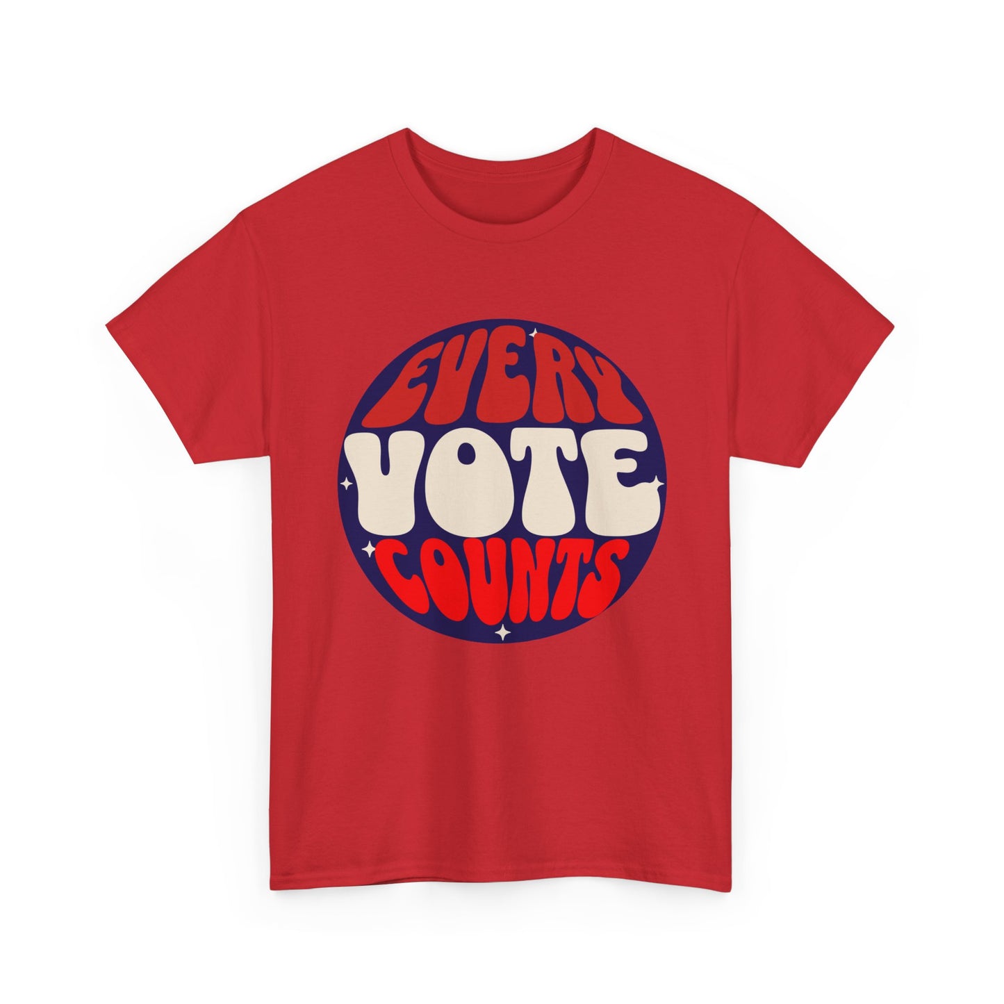 "YOUR VOTE COUNTS"Unisex Heavy Cotton Tee