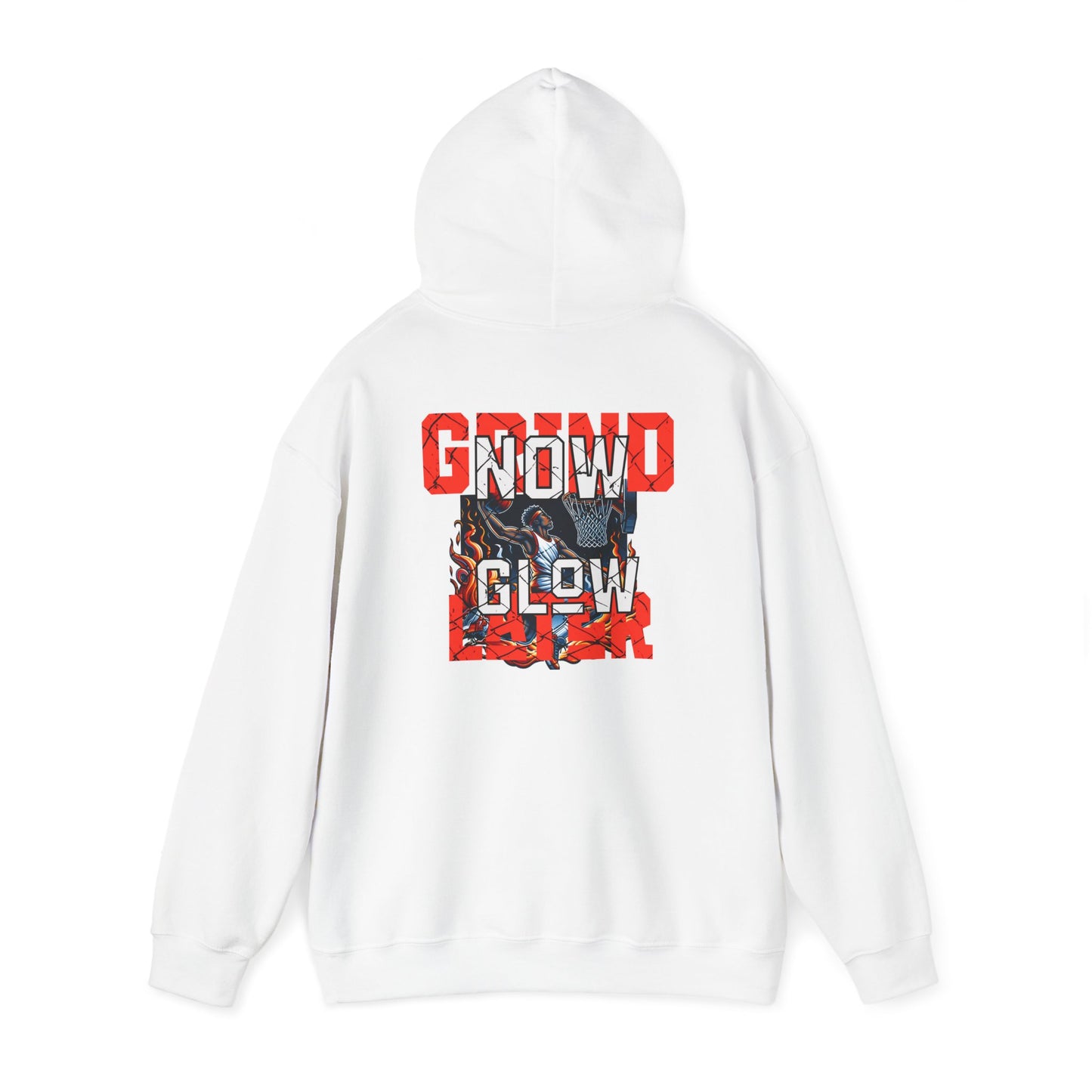 Hooded Sweatshirt Grind Now Glow Later Motivation