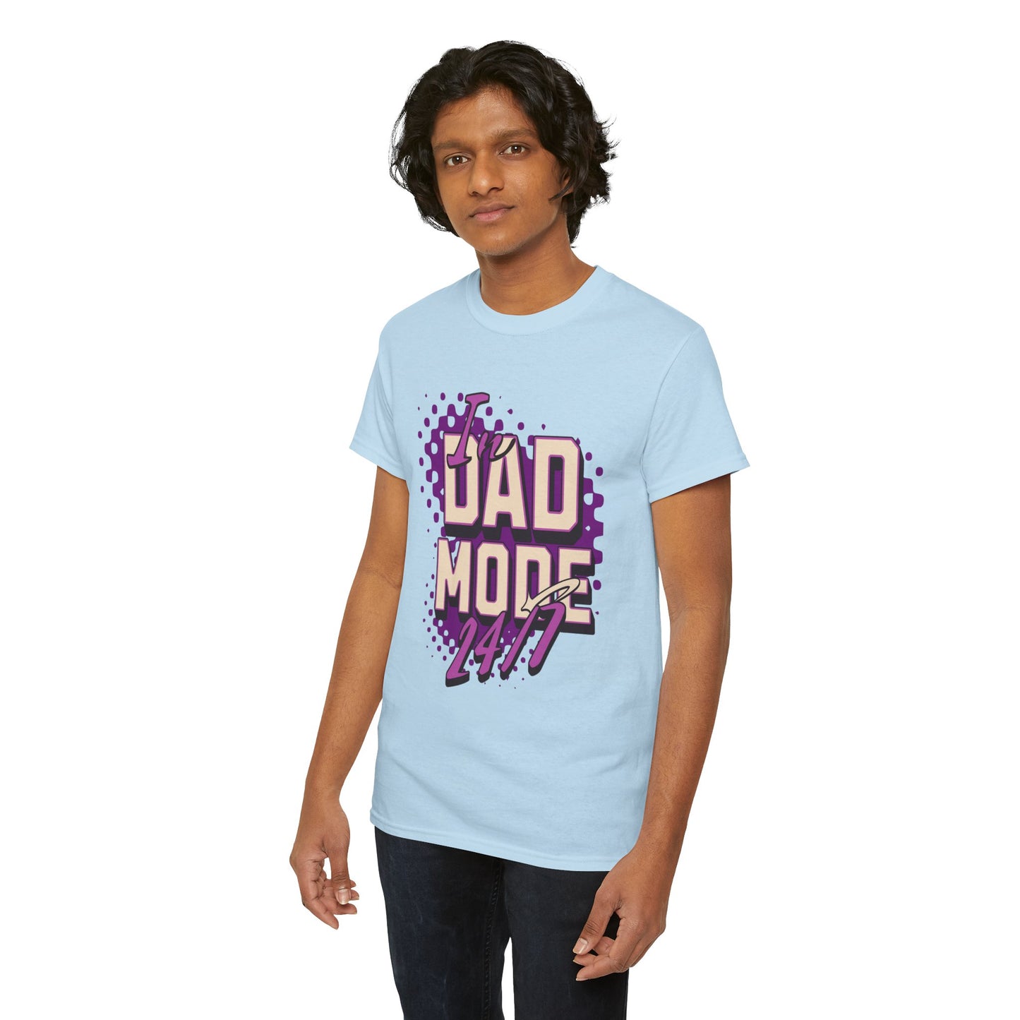 "DAD MODE" Unisex Heavy Cotton Tee