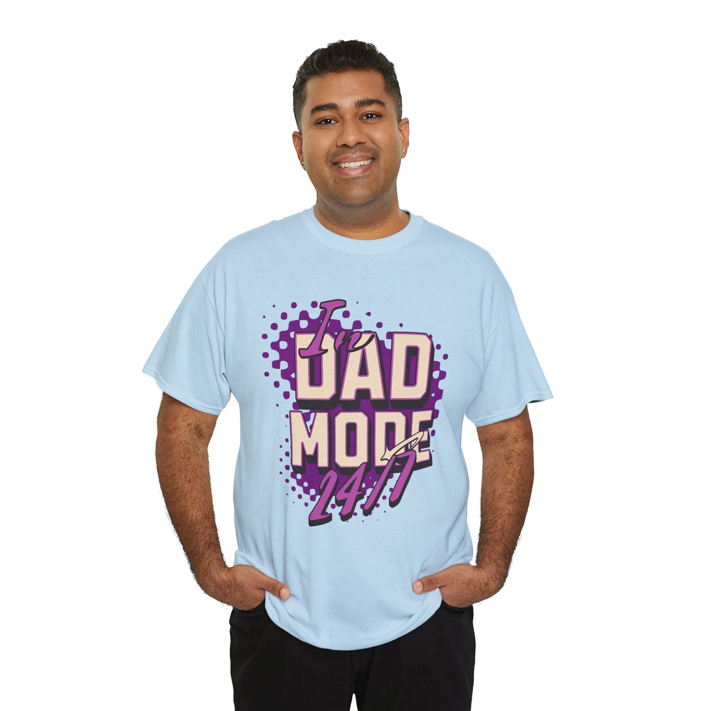 "DAD MODE" Unisex Heavy Cotton Tee