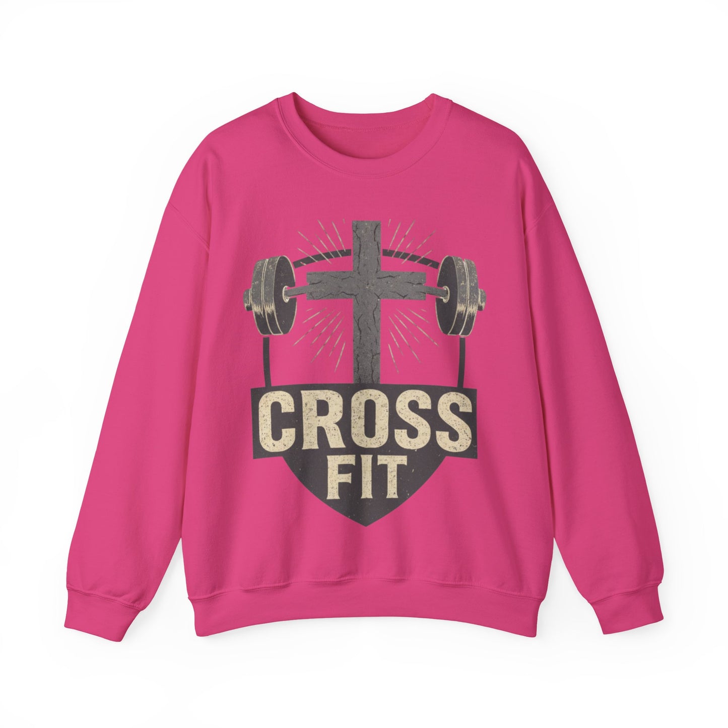 CrossFit Cross & Barbell Crewneck Sweatshirt