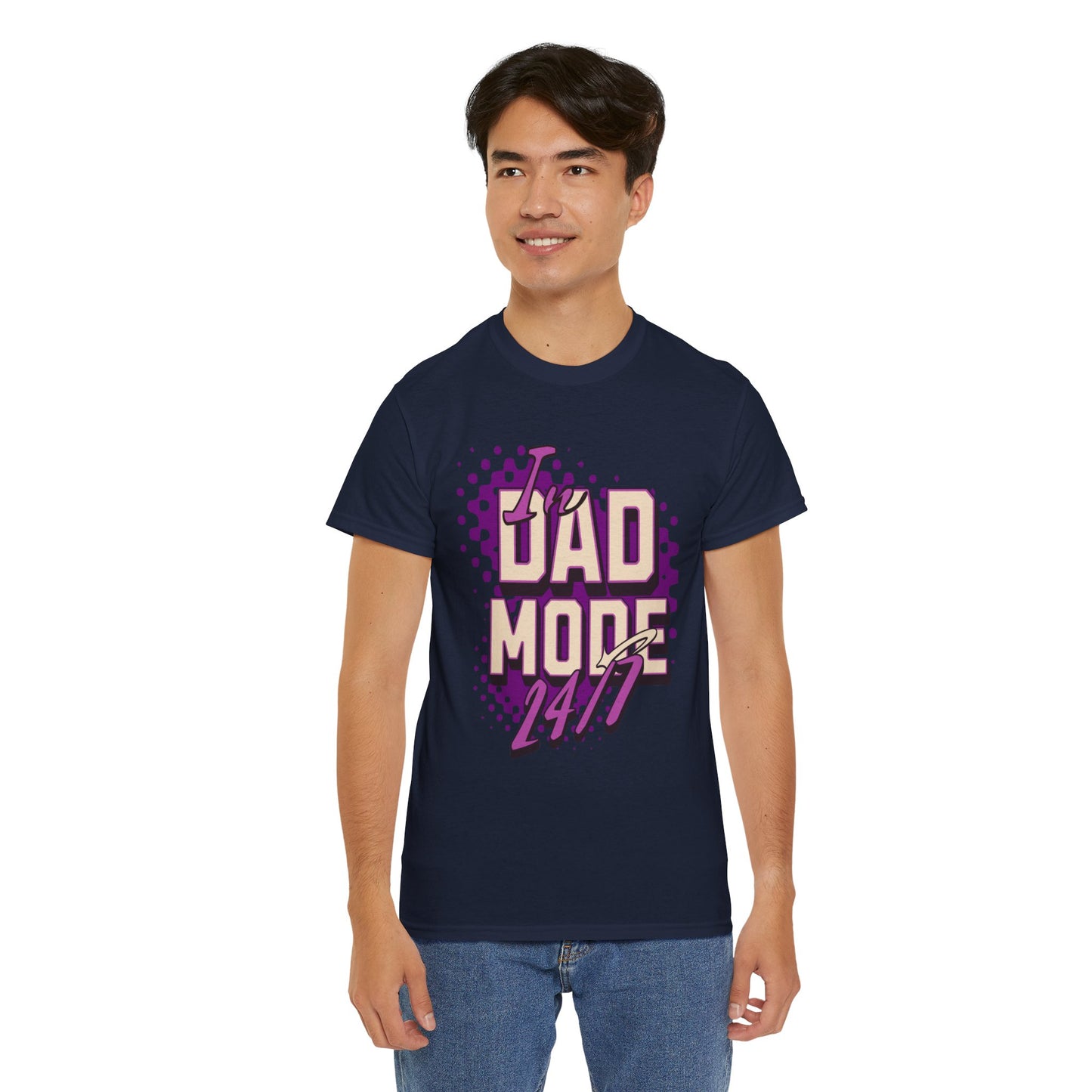 "DAD MODE" Unisex Heavy Cotton Tee