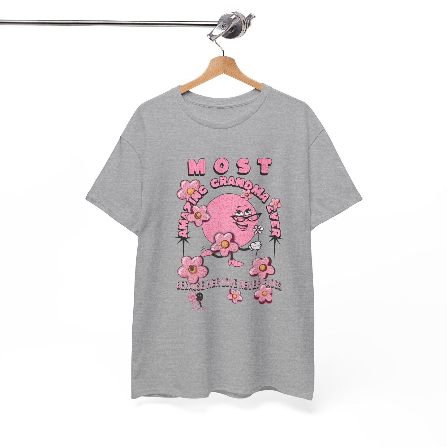 "MOST AMAZING GRANDMA"Unisex Heavy Cotton Tee