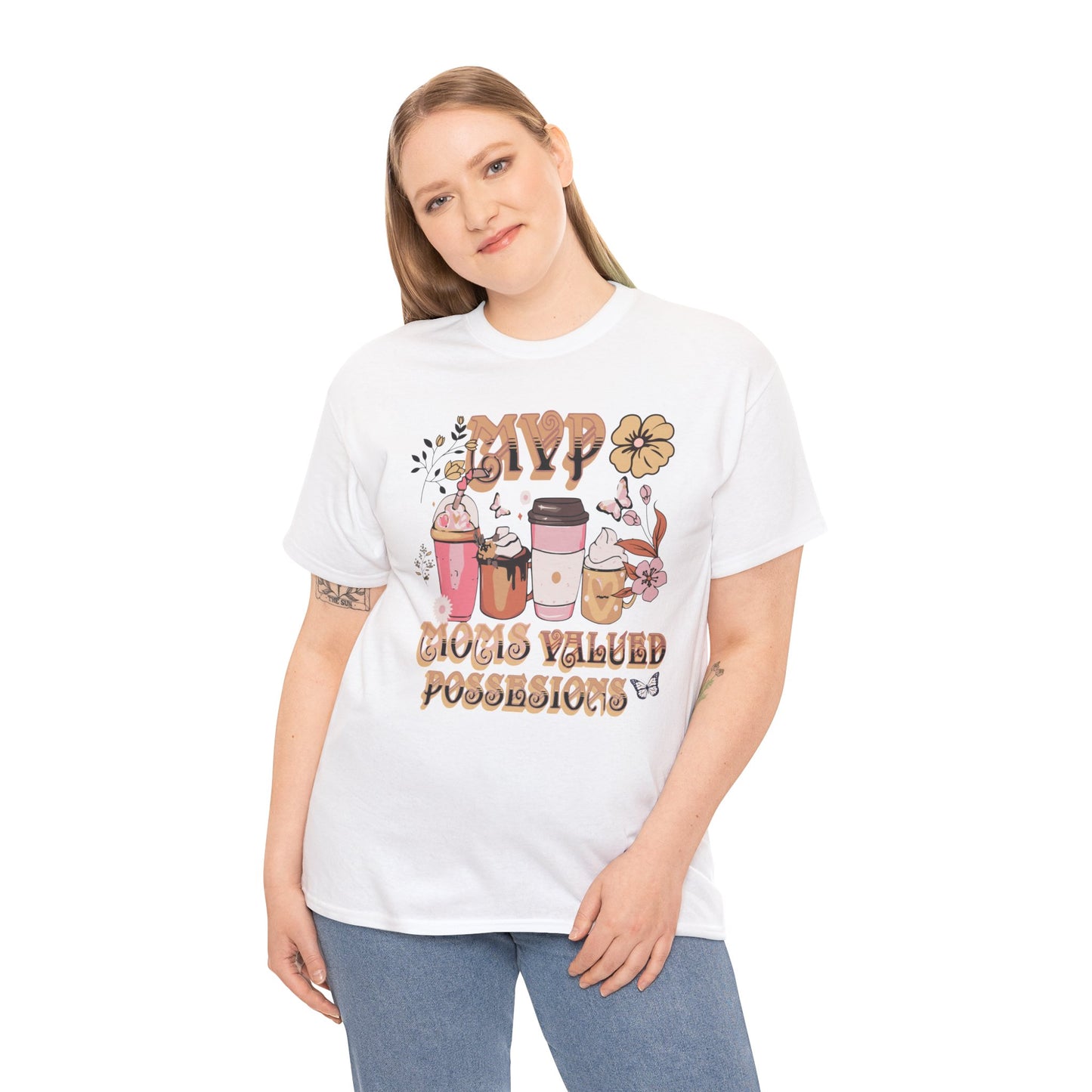 MOMS MVP POSSESIONS Unisex Heavy Cotton Tee