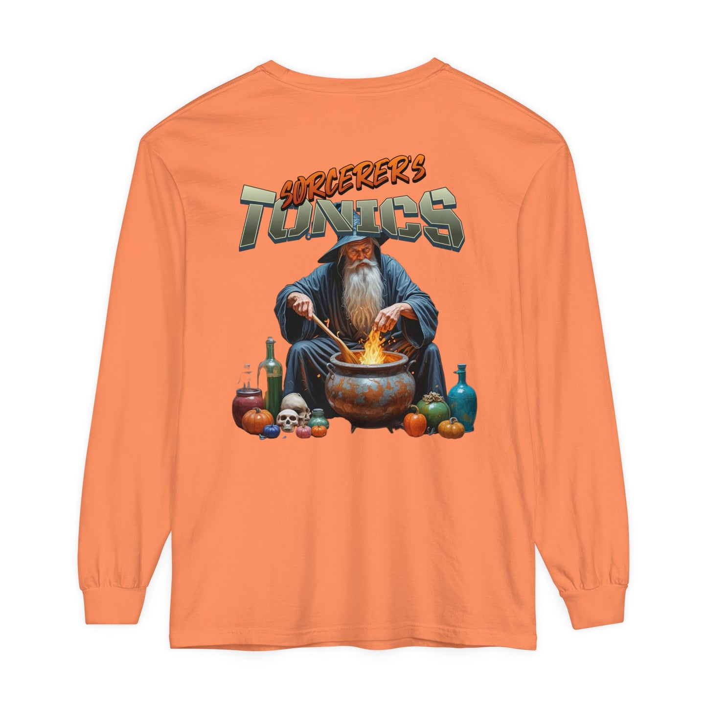 SORCERERS TONIC Unisex Garment-dyed Long Sleeve T-Shirt