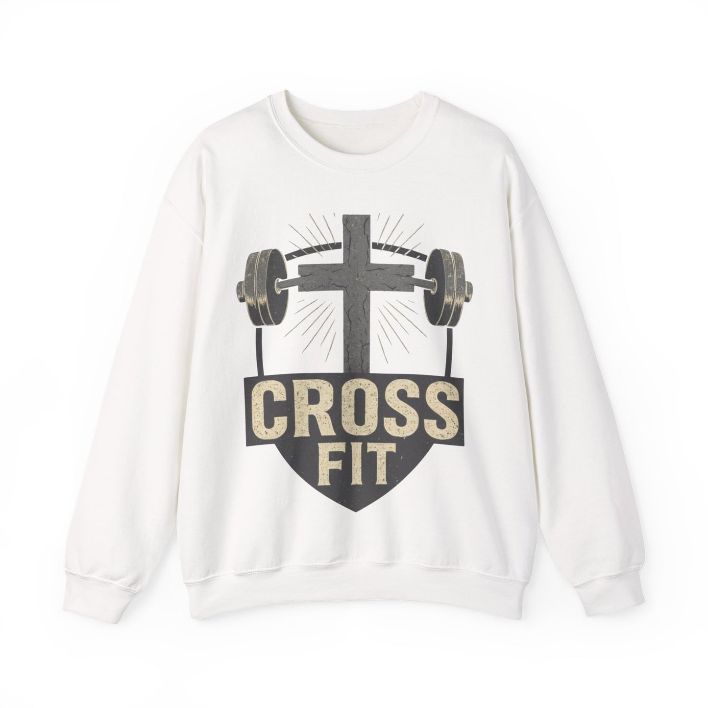 CrossFit Cross & Barbell Crewneck Sweatshirt