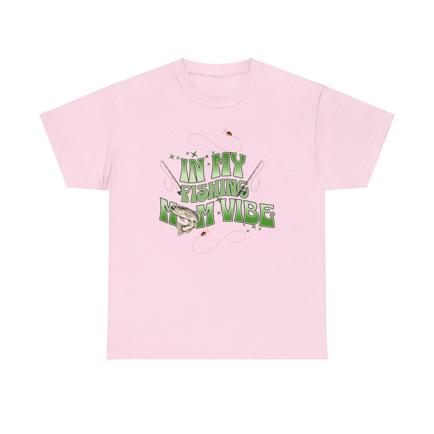 "FISHING MOM"Unisex Heavy Cotton Tee