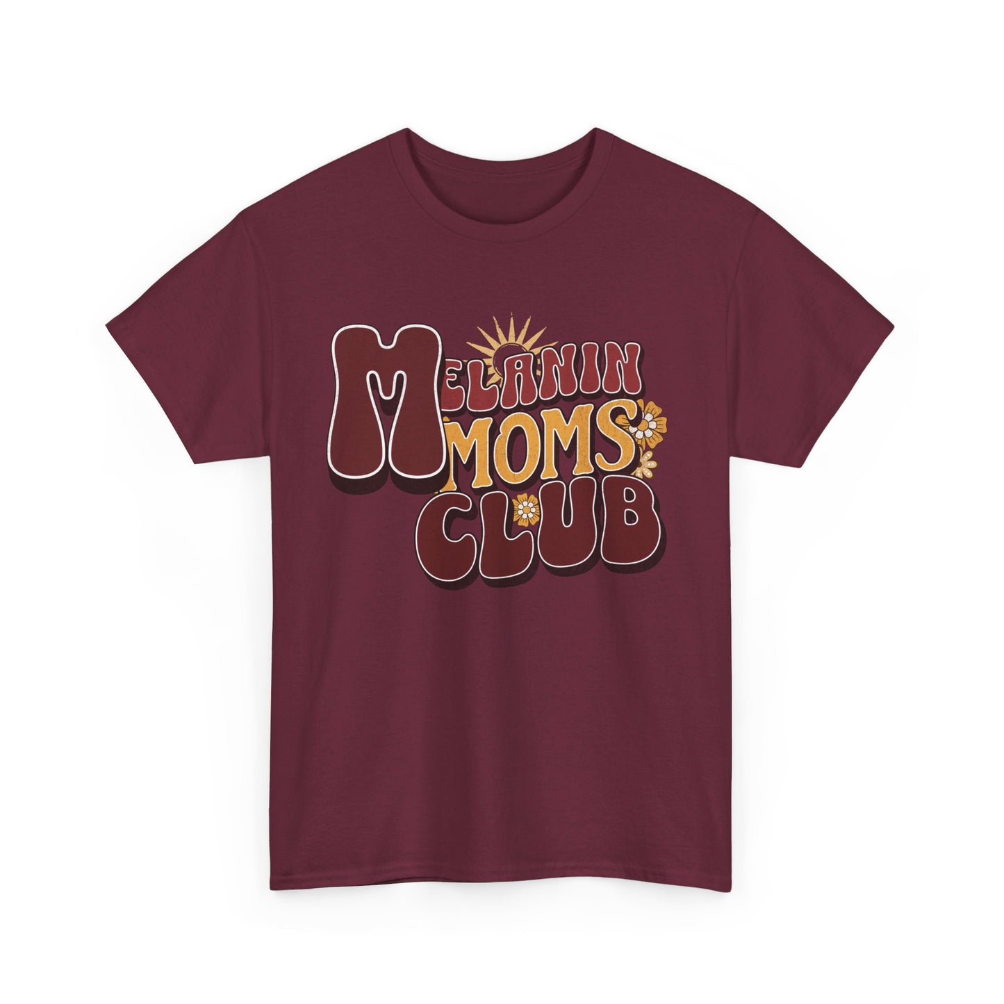 "MELELIN MOMS CLUB"Unisex Heavy Cotton Tee