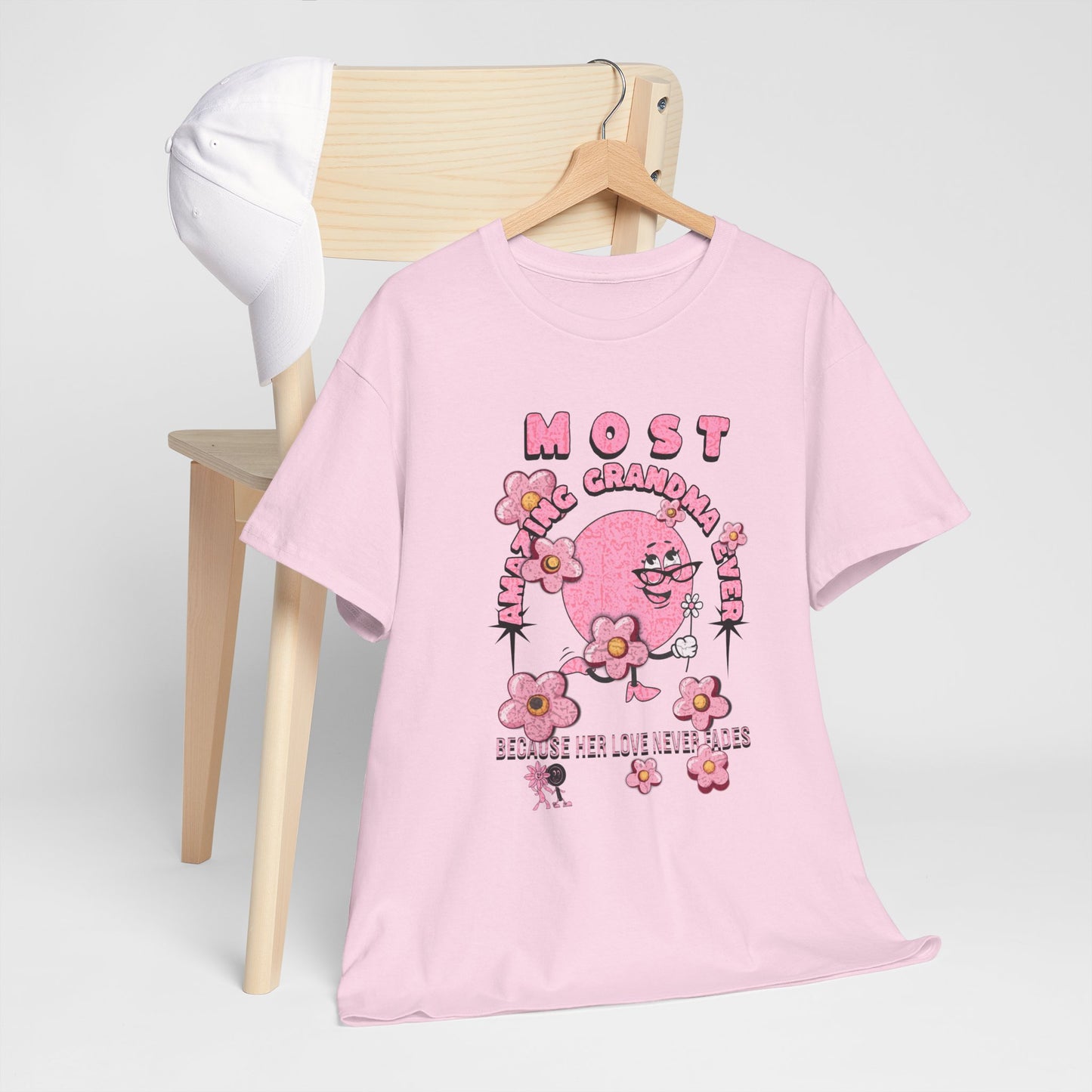 "MOST AMAZING GRANDMA"Unisex Heavy Cotton Tee