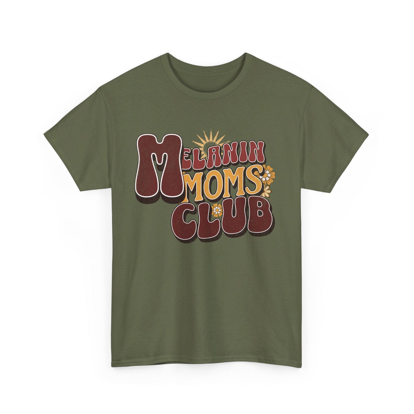 "MELELIN MOMS CLUB"Unisex Heavy Cotton Tee