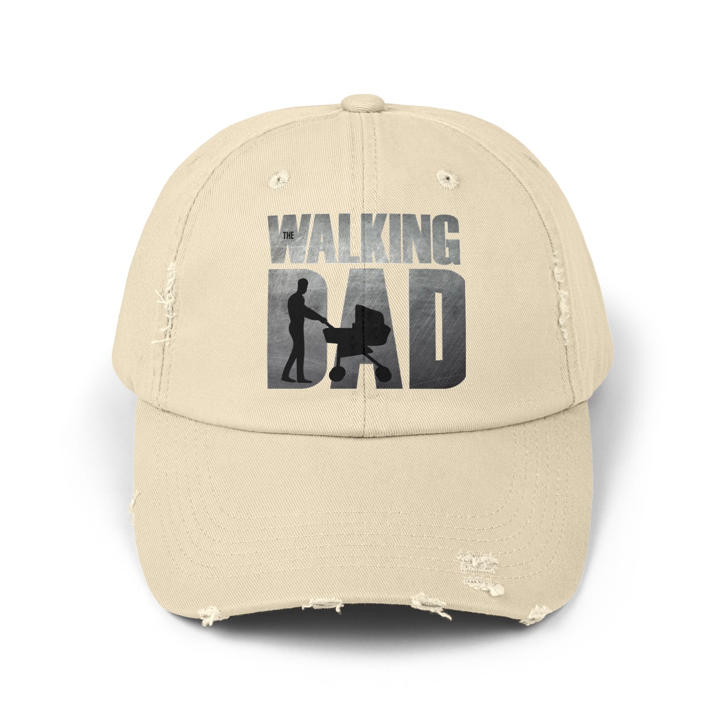 'THE WALKING DAD"Unisex Distressed Cap