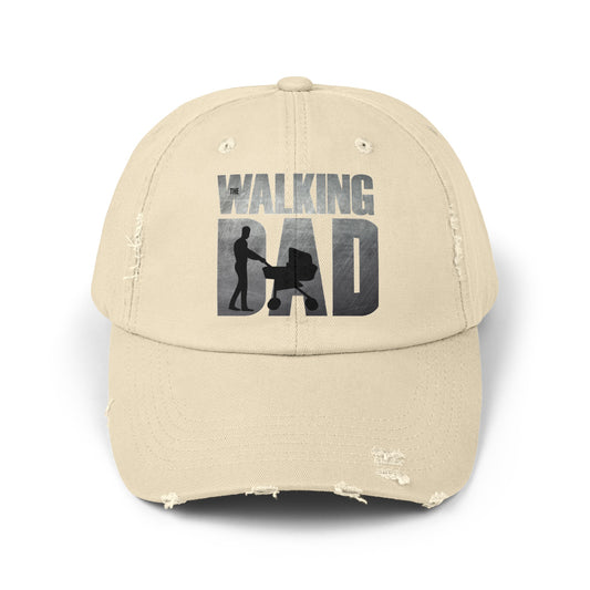 'THE WALKING DAD"Unisex Distressed Cap