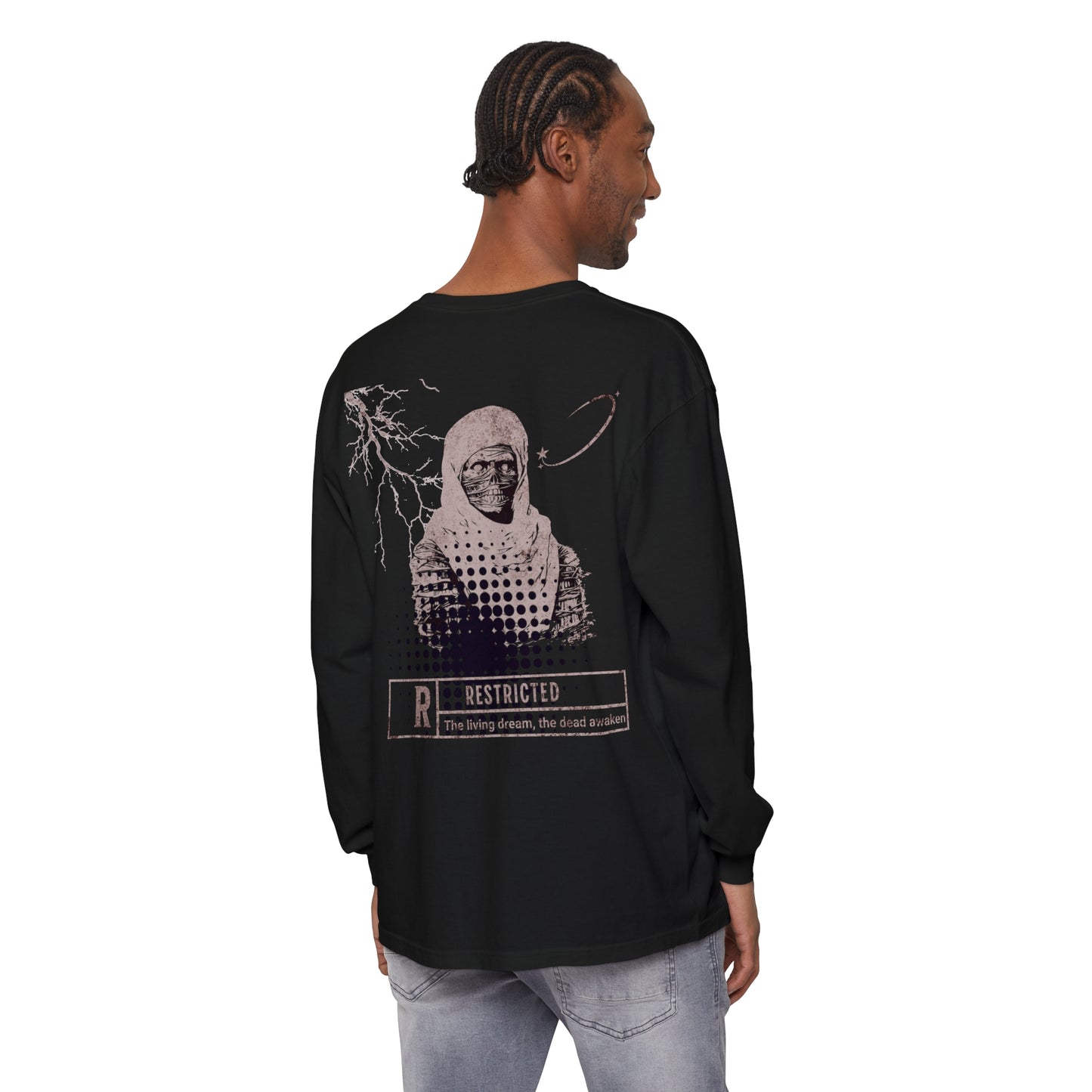 Long Sleeve T-Shirt - Eternal Darkness Call Your Name Graphic