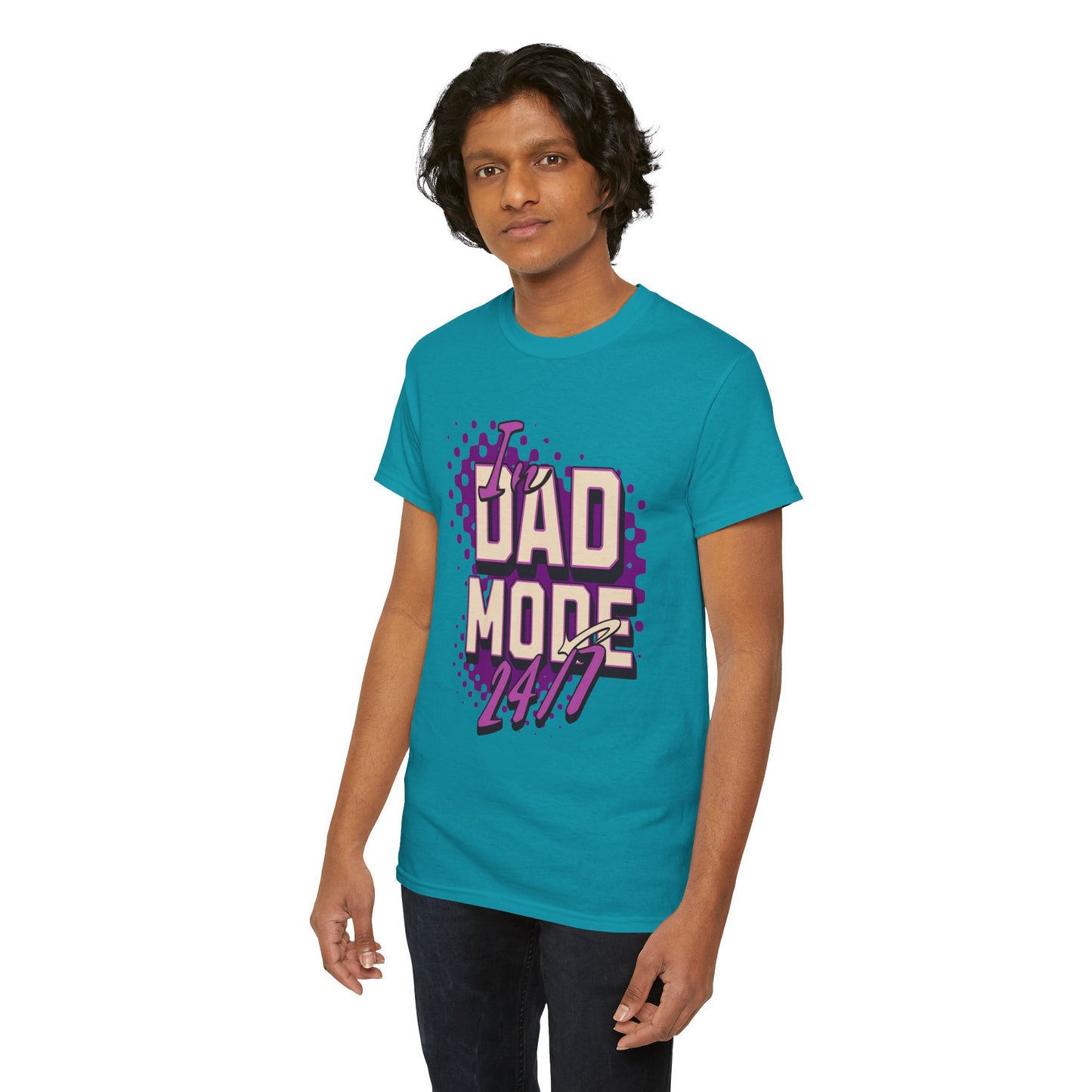 "DAD MODE" Unisex Heavy Cotton Tee