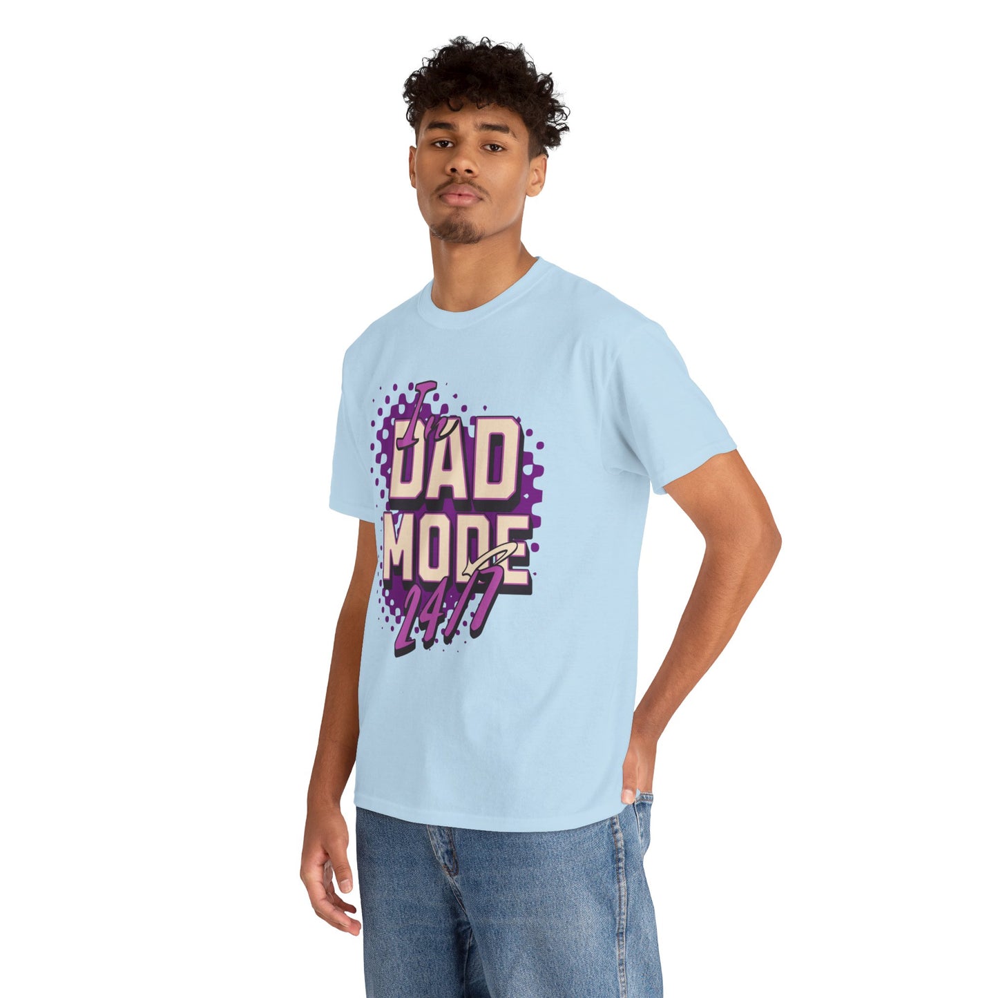 "DAD MODE" Unisex Heavy Cotton Tee