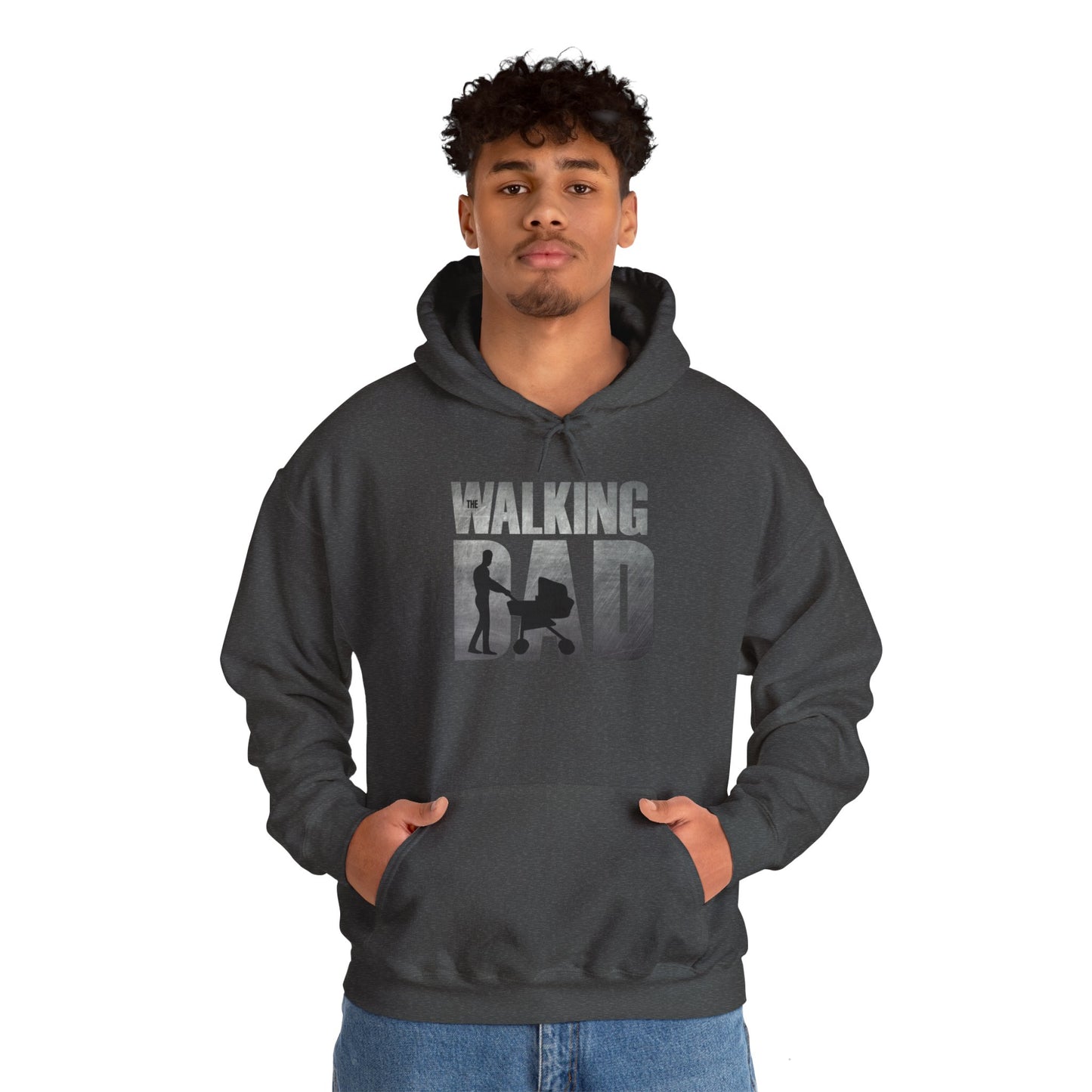 "THE WALKING DAD" Unisex Heavy Blend™ Hooded Sweatshirt