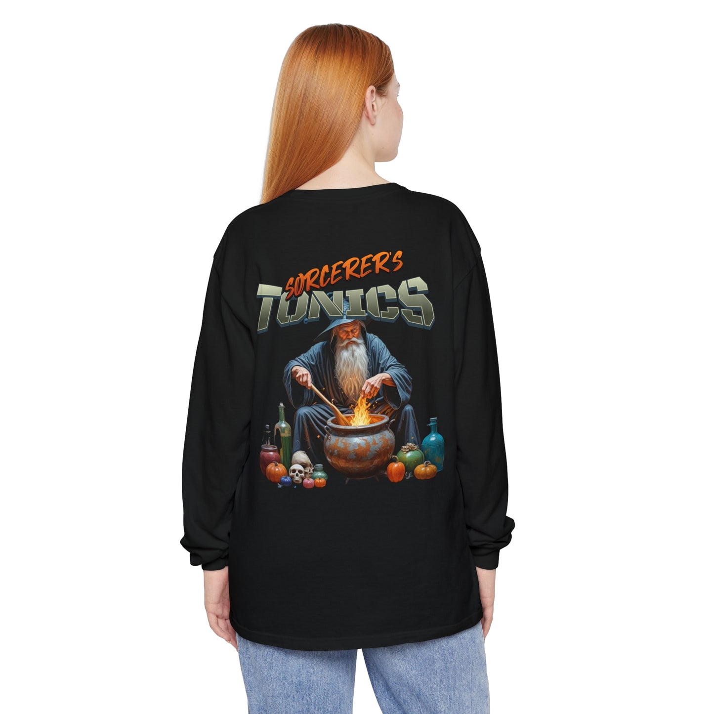 SORCERERS TONIC Unisex Garment-dyed Long Sleeve T-Shirt