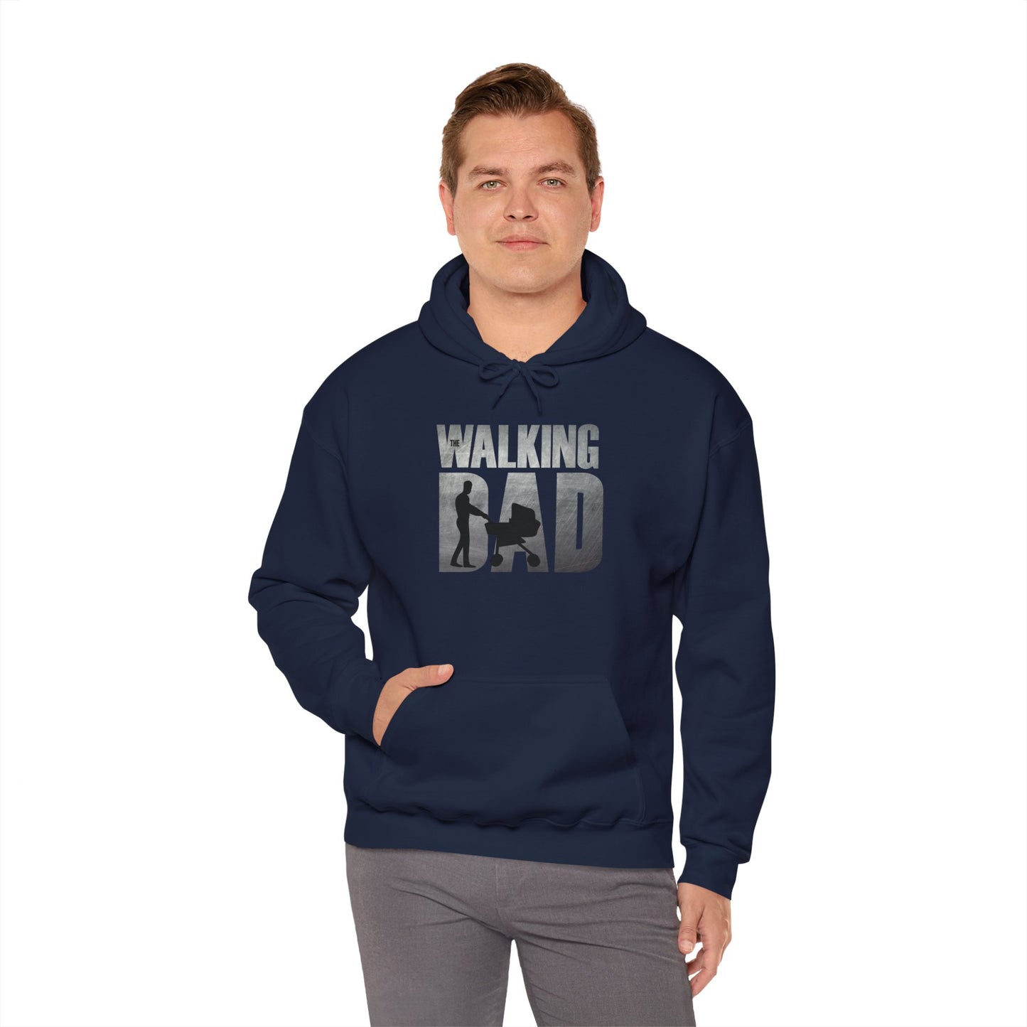 "THE WALKING DAD" Unisex Heavy Blend™ Hooded Sweatshirt