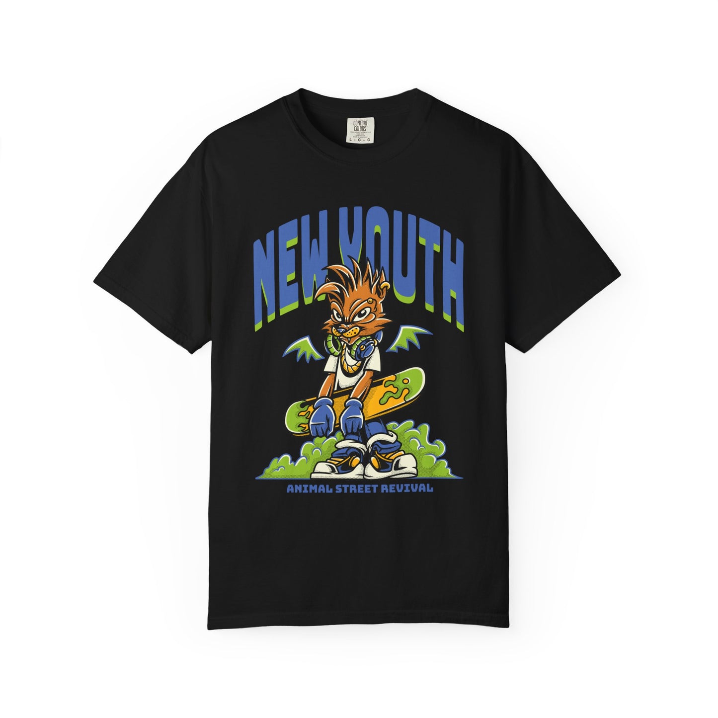 Youthful Vibe Unisex T-shirt - Trendy Graphic Tee for Skate Lovers, Casual Wear, Gifts, Summer Fun