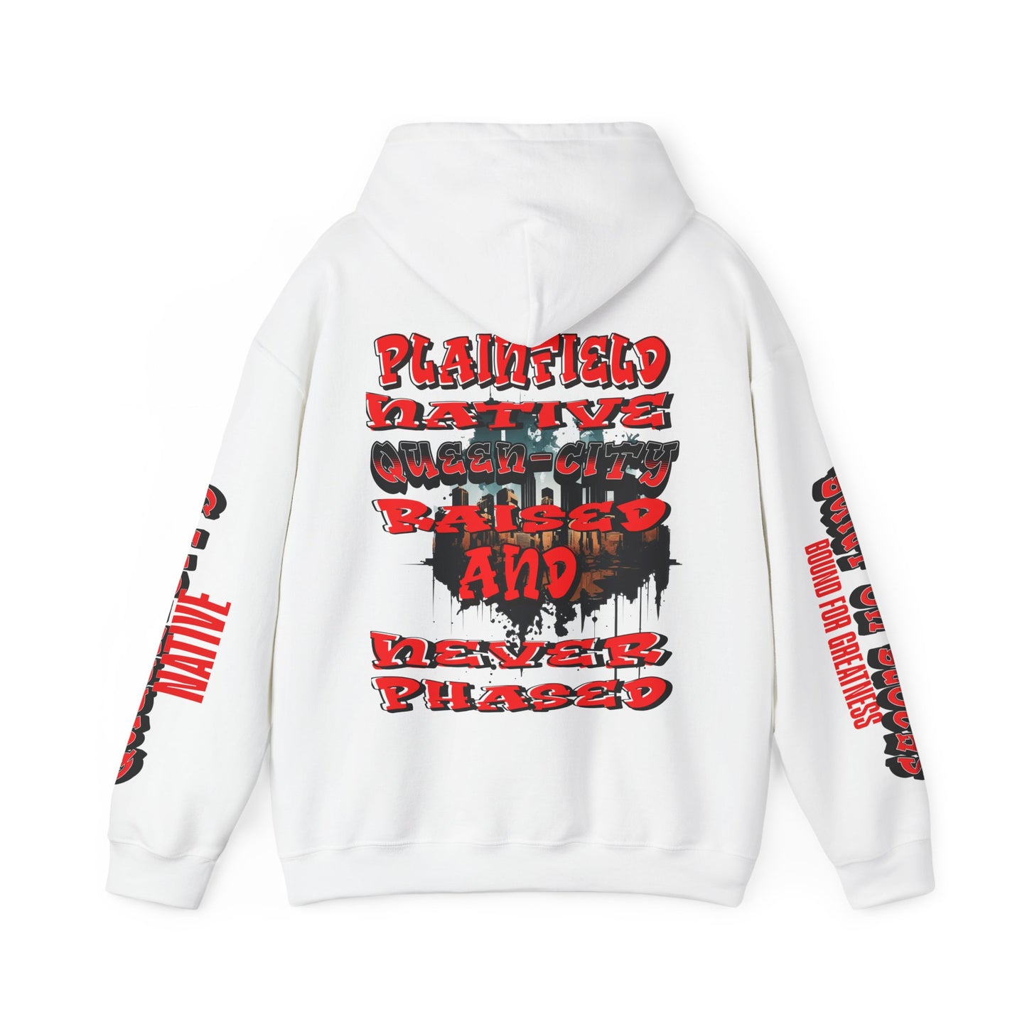 Plainfield Native Hooded Sweatshirt | Unisex Streetwear, Casual Pullover, Iconic Gift, Comfy Layering, Everyday Style