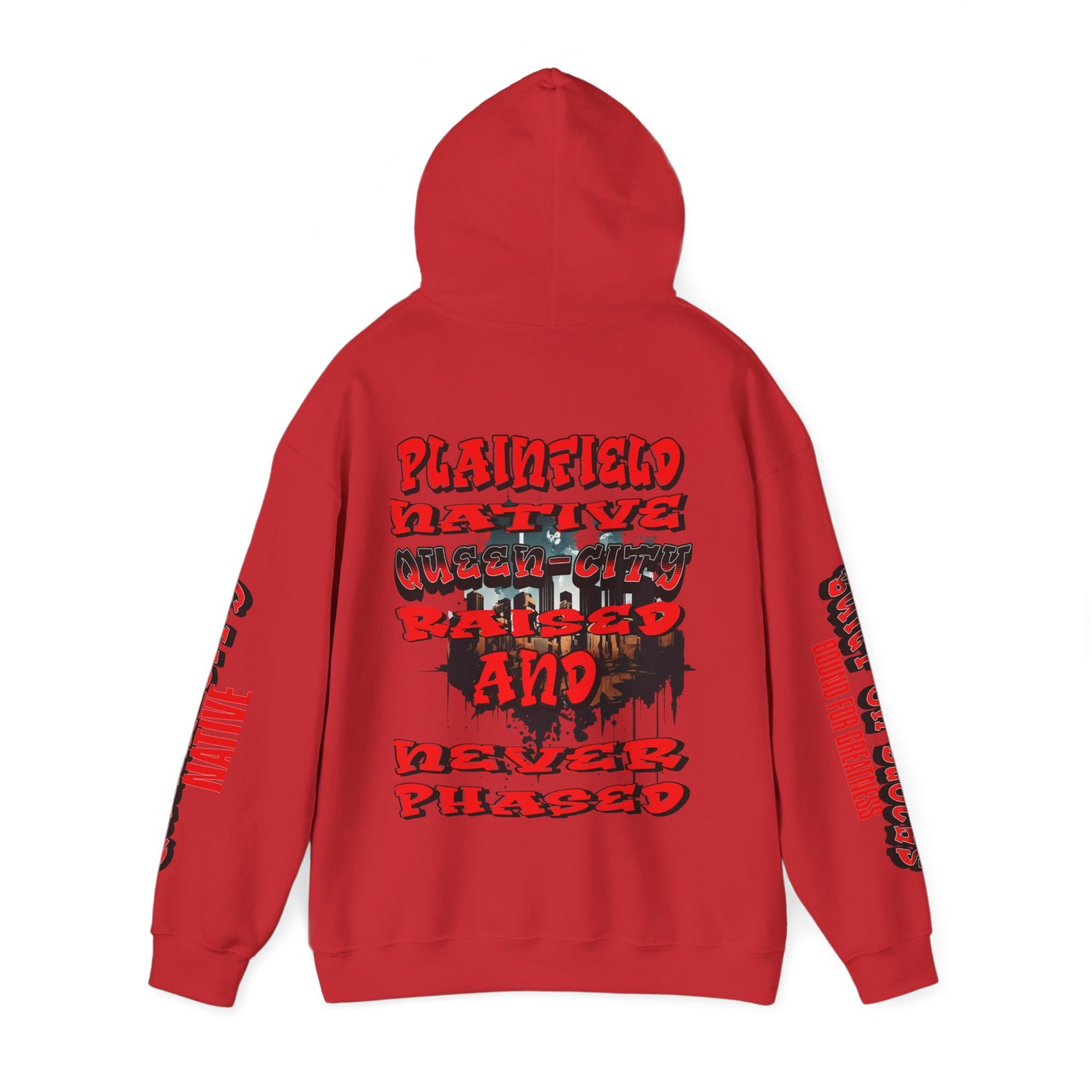 Plainfield Native Hooded Sweatshirt | Unisex Streetwear, Casual Pullover, Iconic Gift, Comfy Layering, Everyday Style