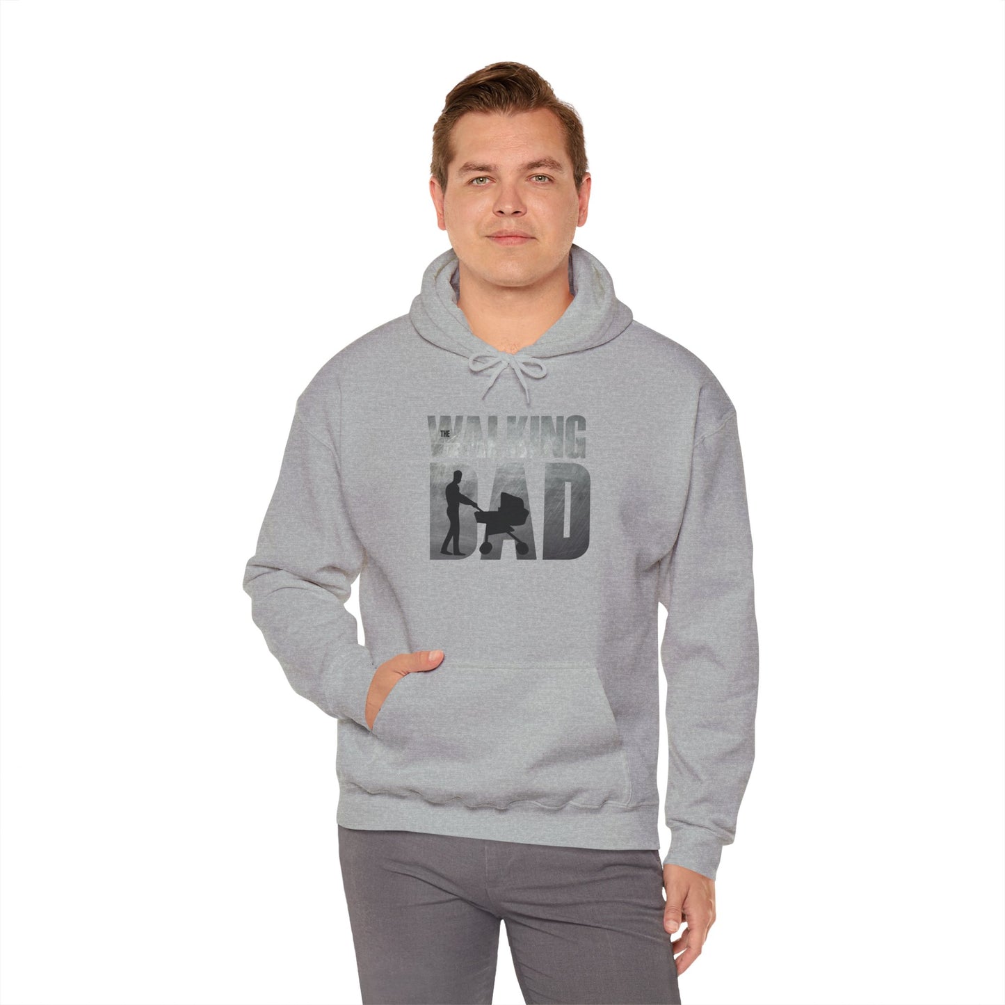 "THE WALKING DAD" Unisex Heavy Blend™ Hooded Sweatshirt