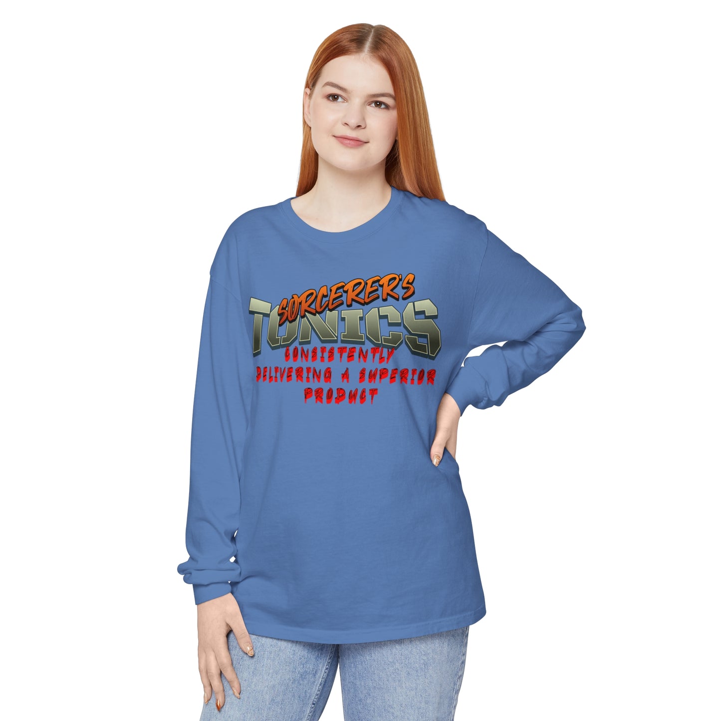 SORCERERS TONIC Unisex Garment-dyed Long Sleeve T-Shirt