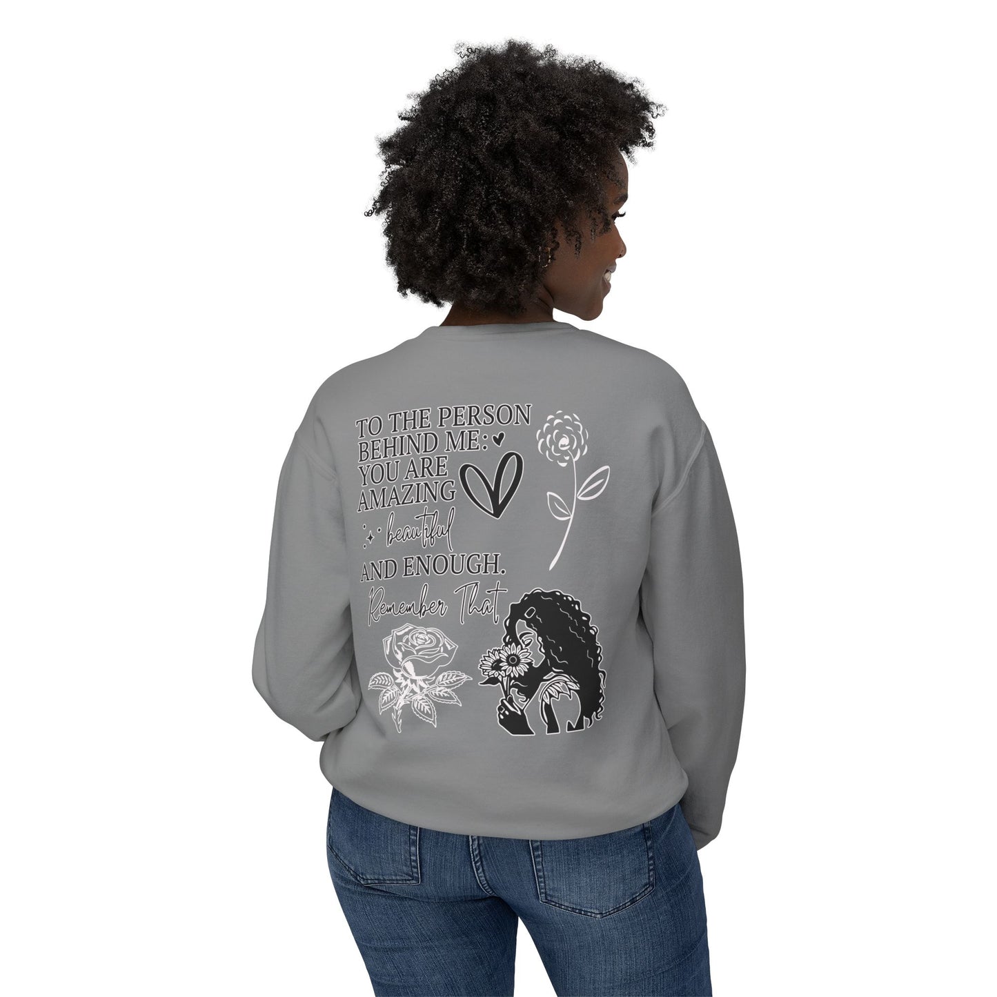 Lightweight Crewneck Sweatshirt - 'You Matter' Design