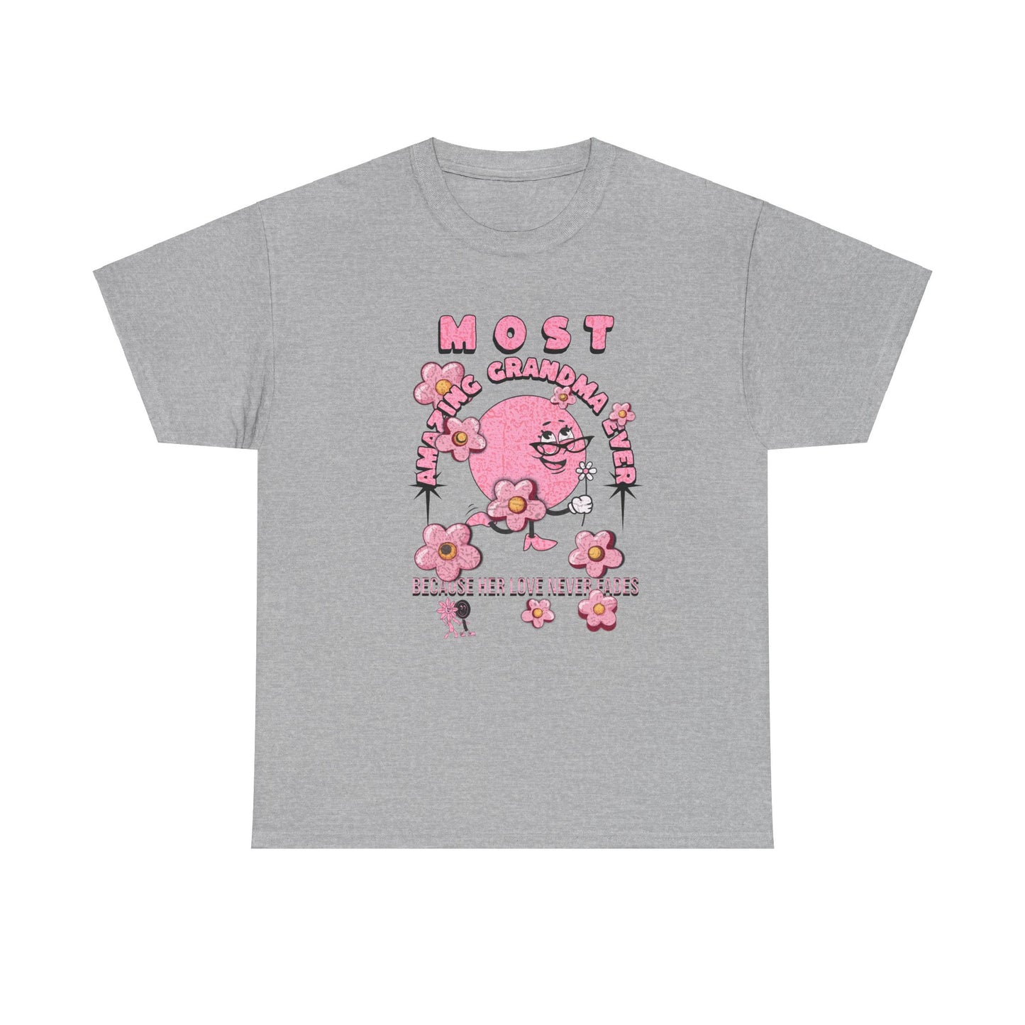 "MOST AMAZING GRANDMA"Unisex Heavy Cotton Tee