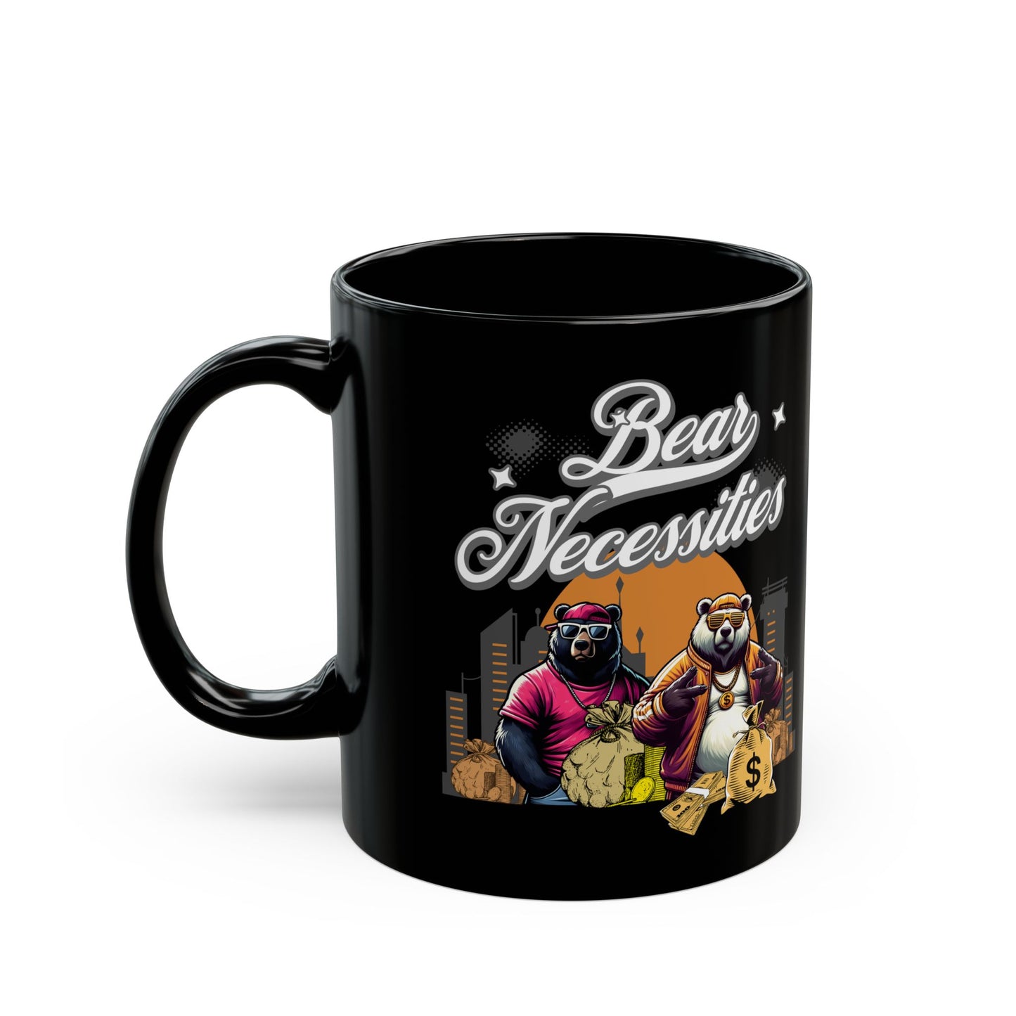 "BEAR NECESSITY "Black Mug (11oz, 15oz)