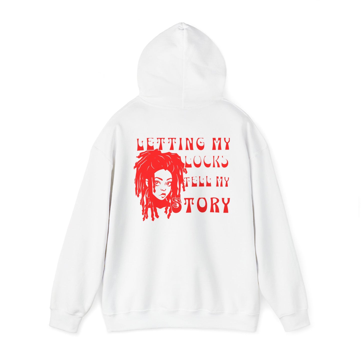 Dreadlock Girl Hoodie - Cute Message