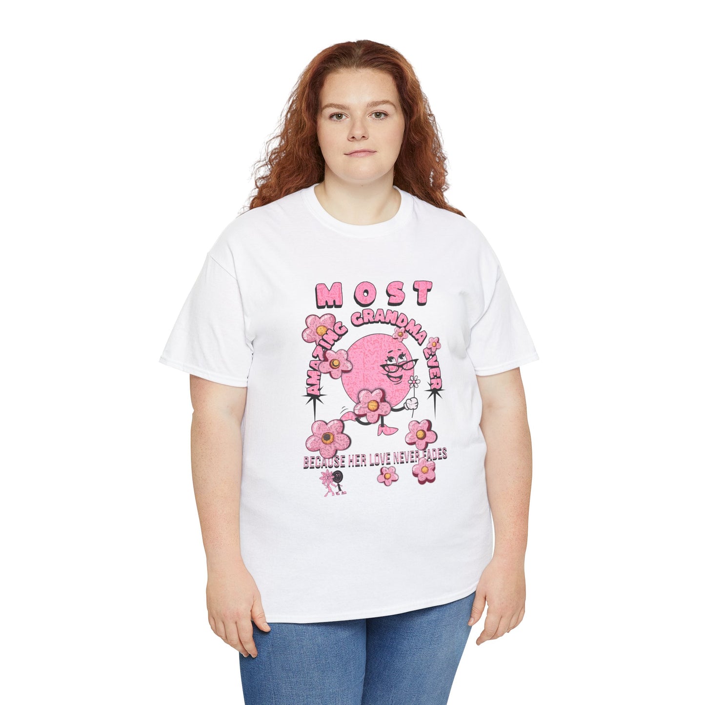 "MOST AMAZING GRANDMA"Unisex Heavy Cotton Tee