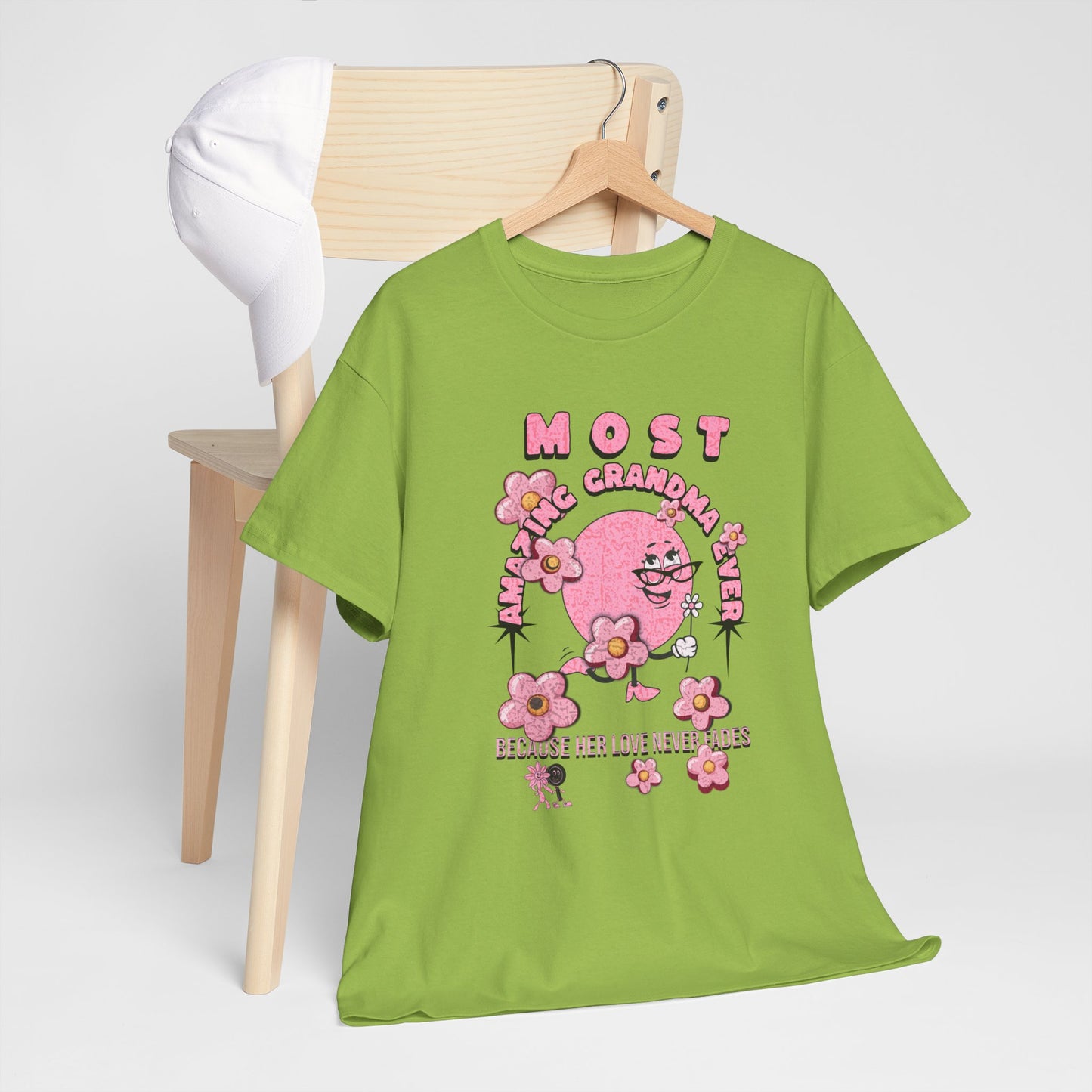 "MOST AMAZING GRANDMA"Unisex Heavy Cotton Tee