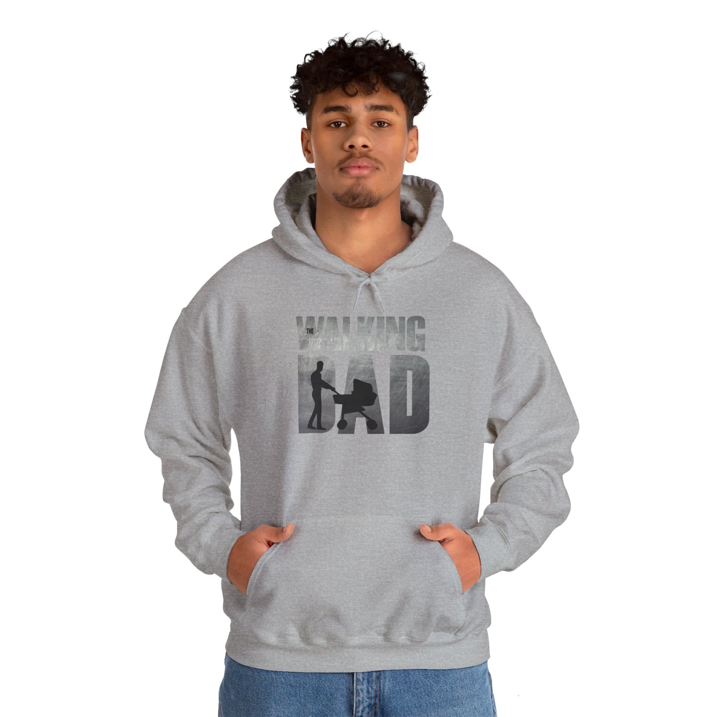 "THE WALKING DAD" Unisex Heavy Blend™ Hooded Sweatshirt