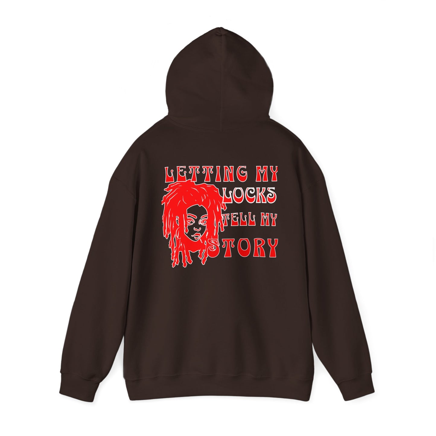 Dreadlock Girl Hoodie - Cute Message