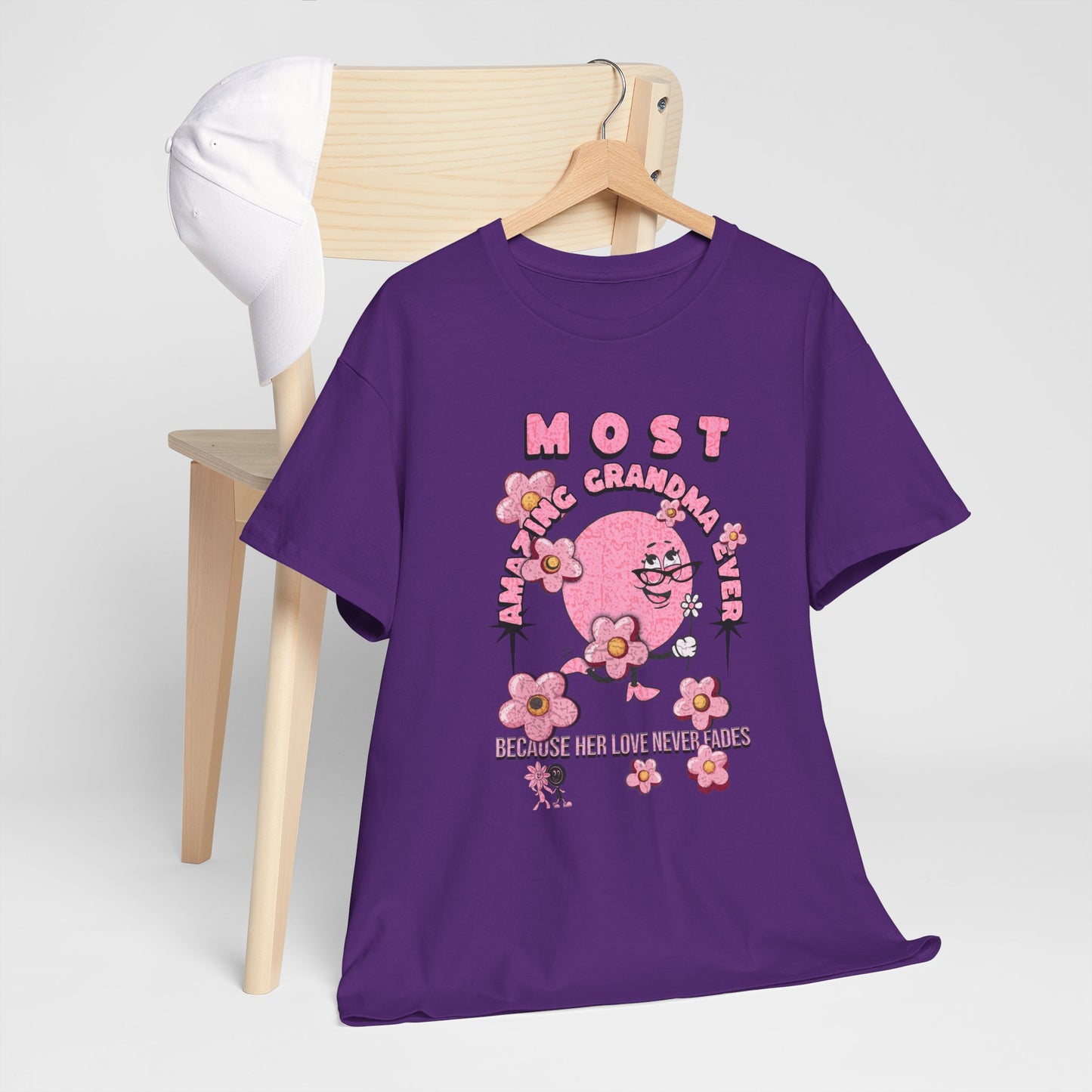 "MOST AMAZING GRANDMA"Unisex Heavy Cotton Tee