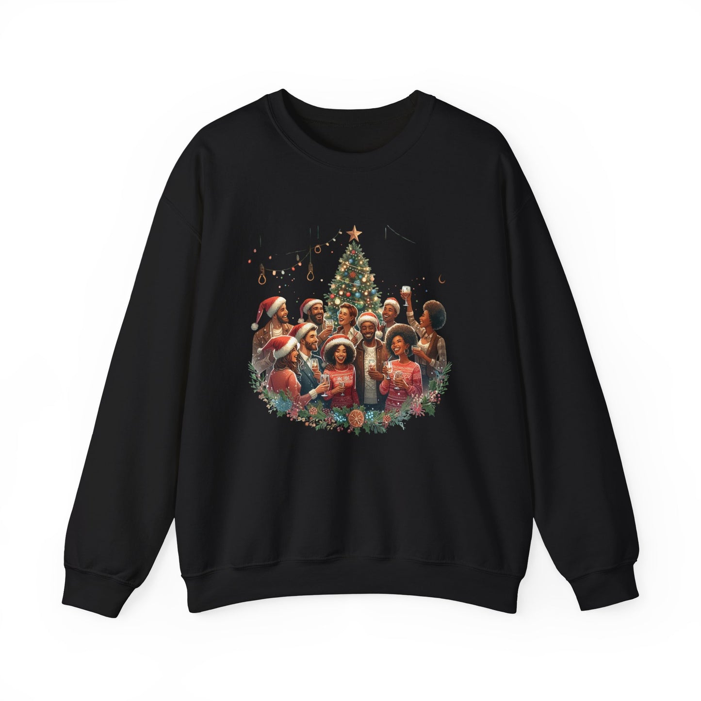 Festive Family Reunion Sweatshirt - Holiday Cheer Crewneck