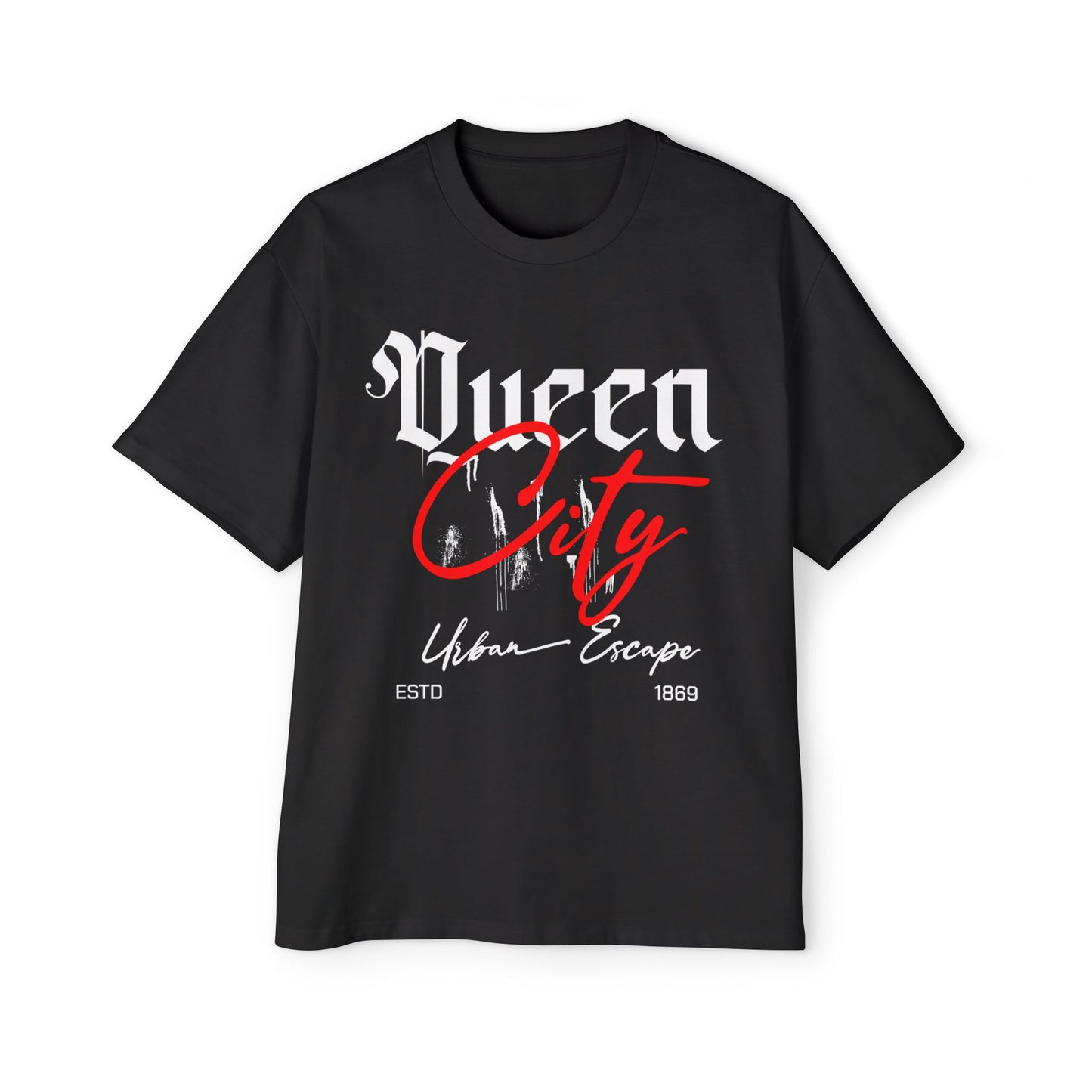 Queen City Tee — Plainfield NJ Oversized Graphic T-Shirt