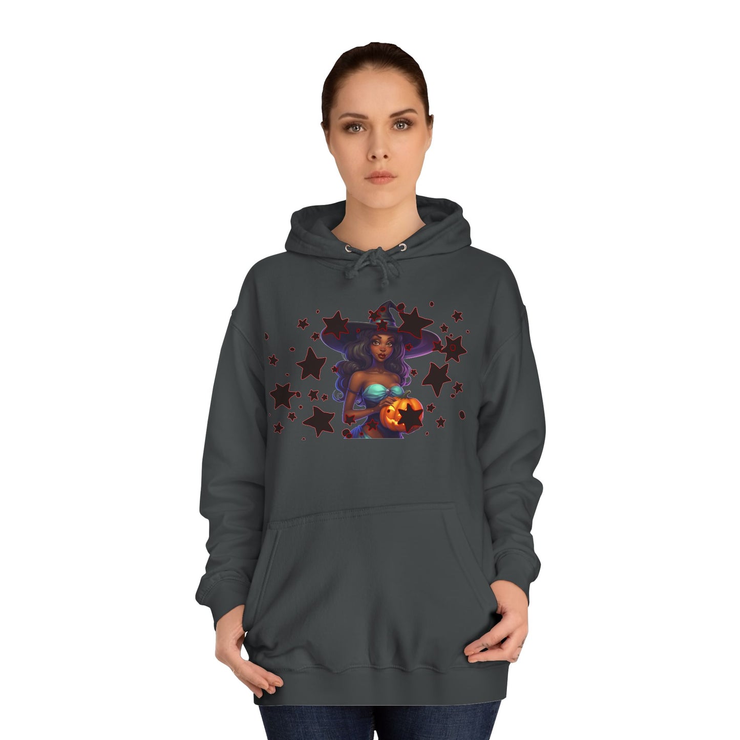 College Hoodie - Lady Witch Design