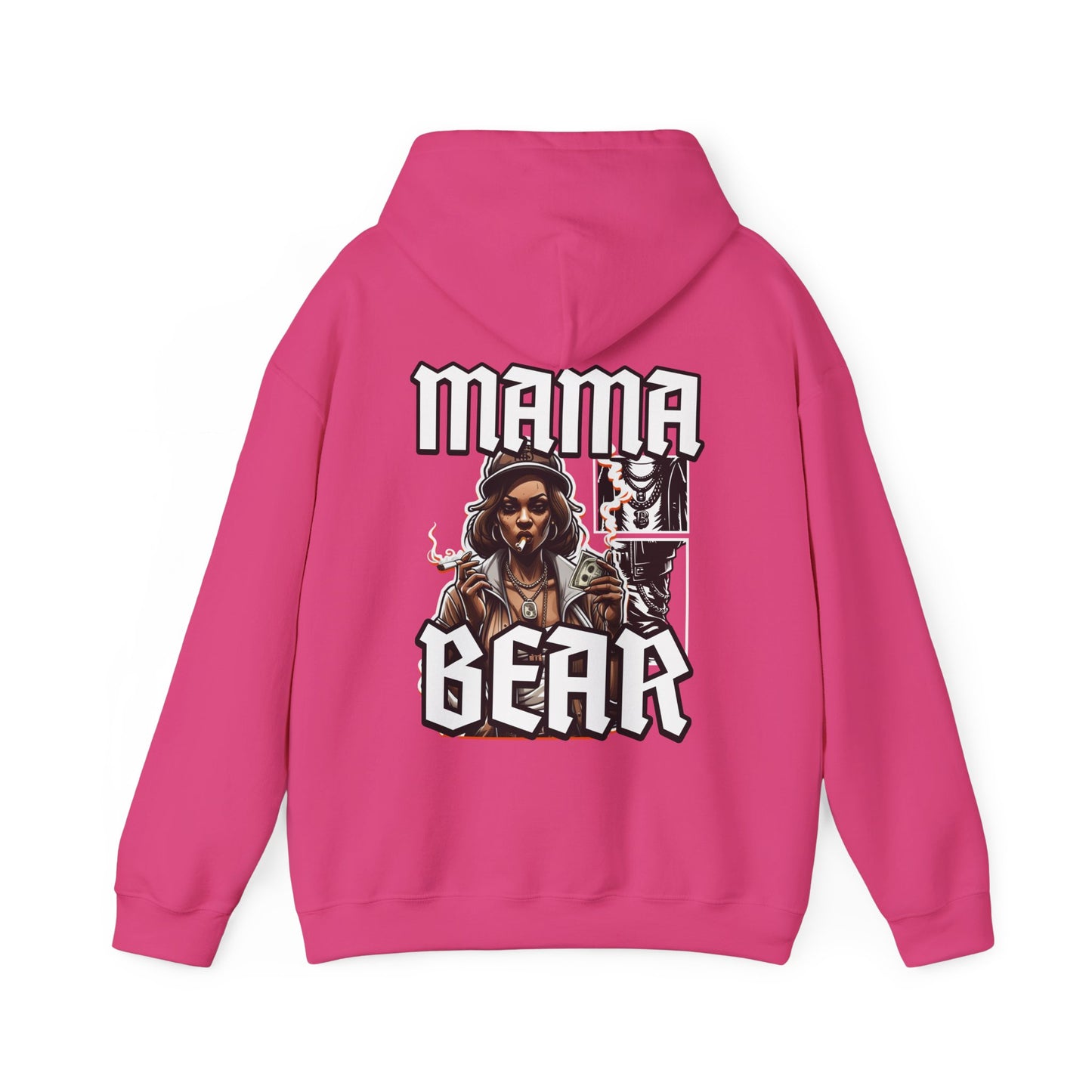 Mama Bear Unisex Hoodie - Cozy Gift for Moms, Perfect for Birthdays, Mother's Day, Casual Wear, Family Gatherings