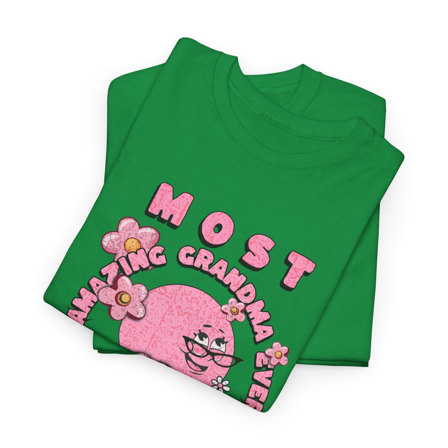 "MOST AMAZING GRANDMA"Unisex Heavy Cotton Tee